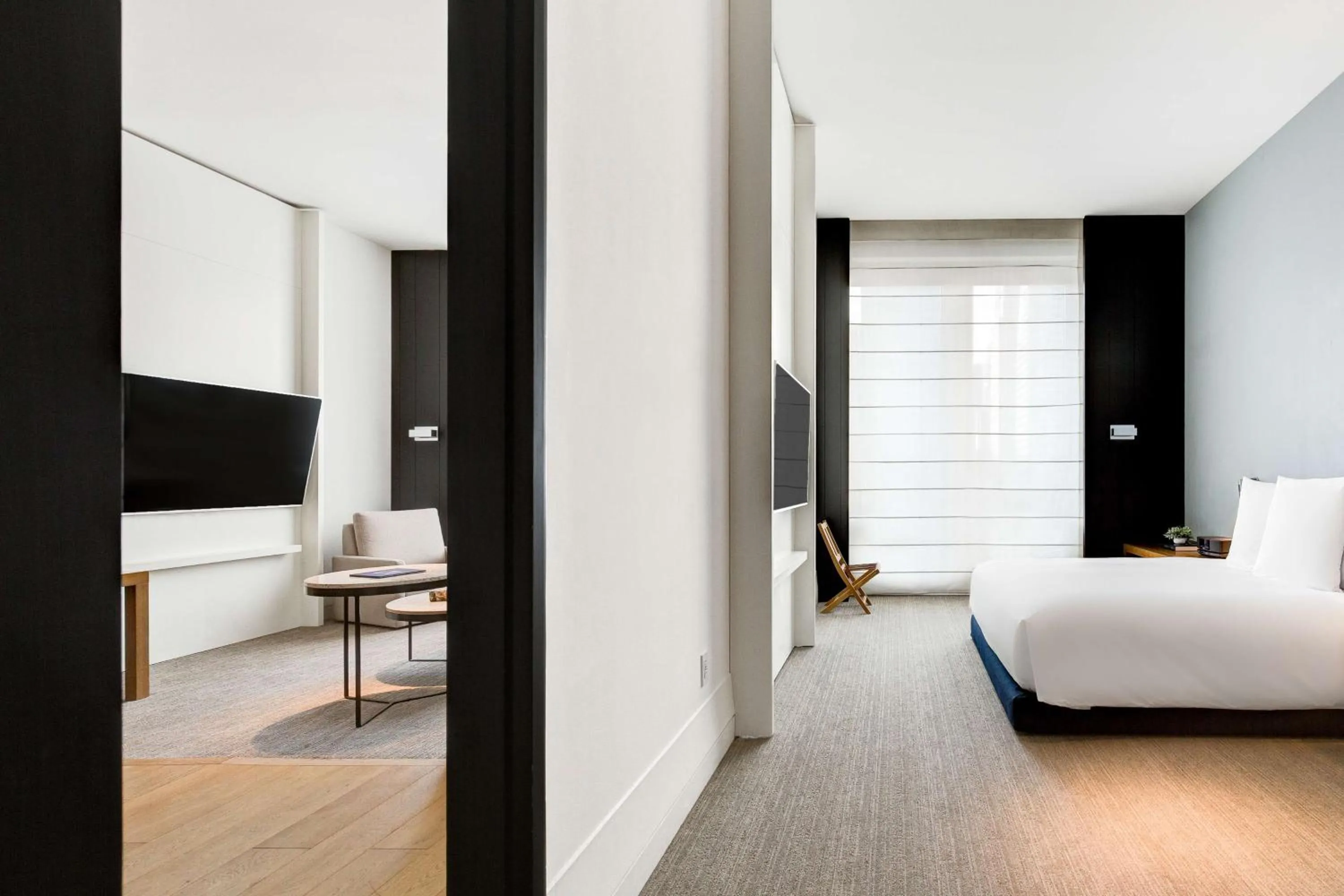 Photo of the whole room, Bed in Andaz 5th Avenue, By Hyatt