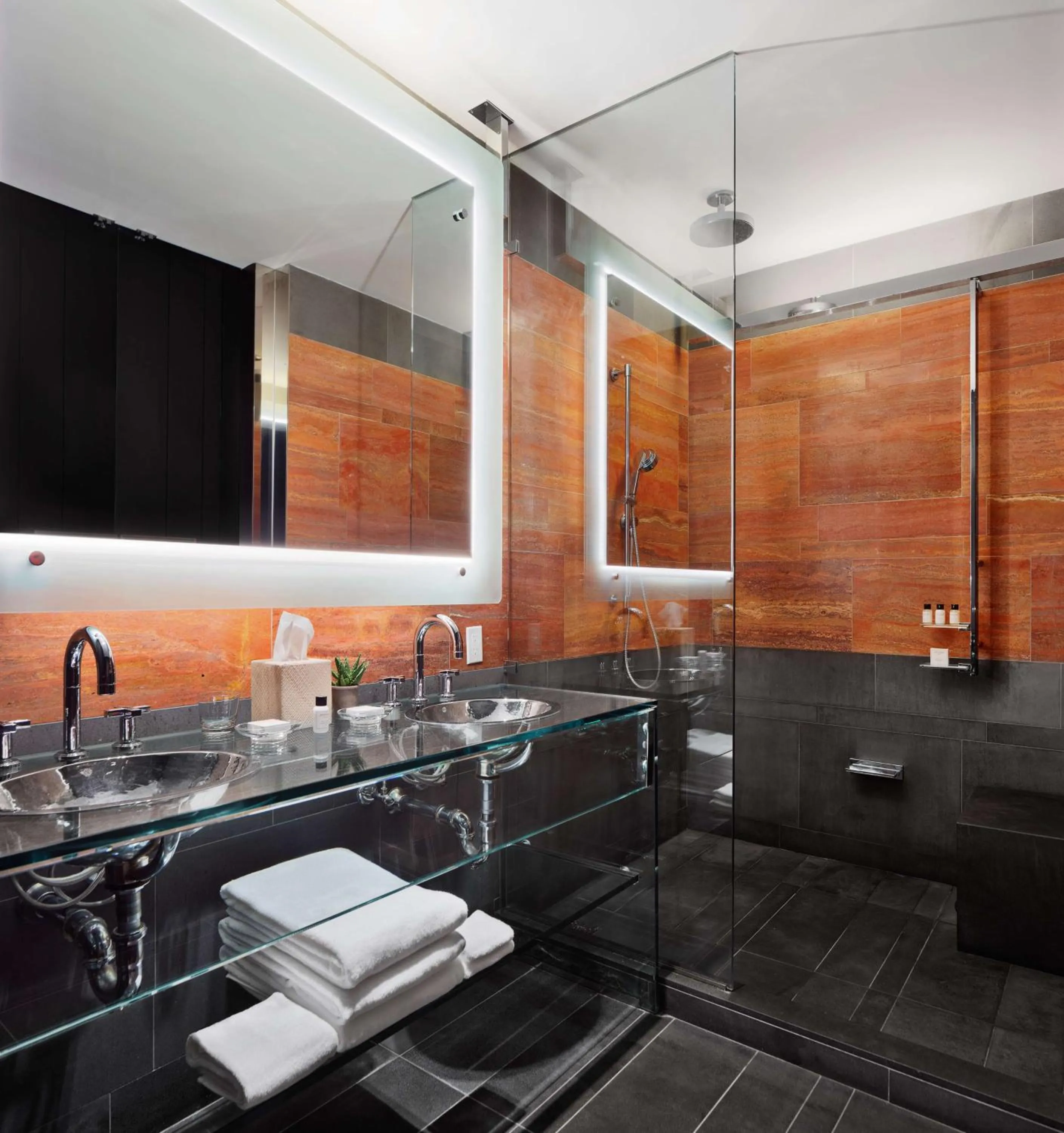 Bathroom in Andaz 5th Avenue, By Hyatt