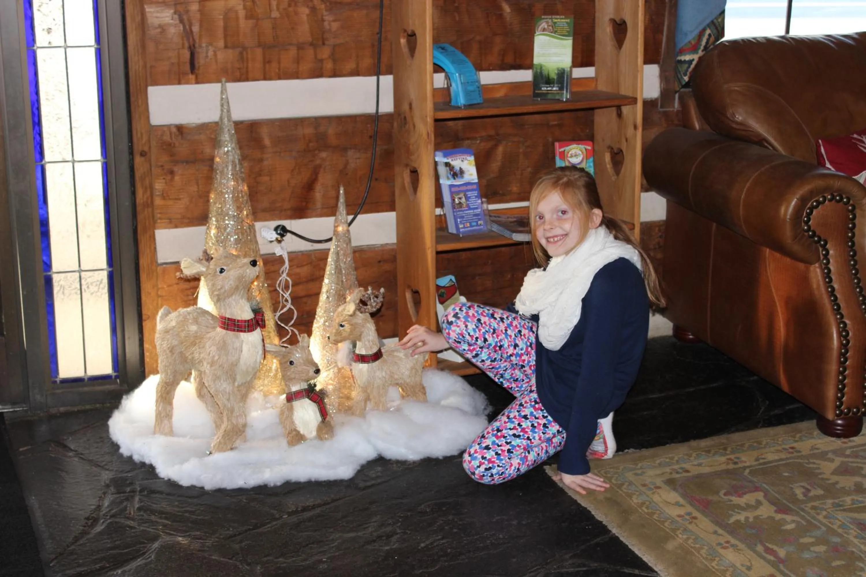 Decorative detail in Great Smokies Inn - Cherokee