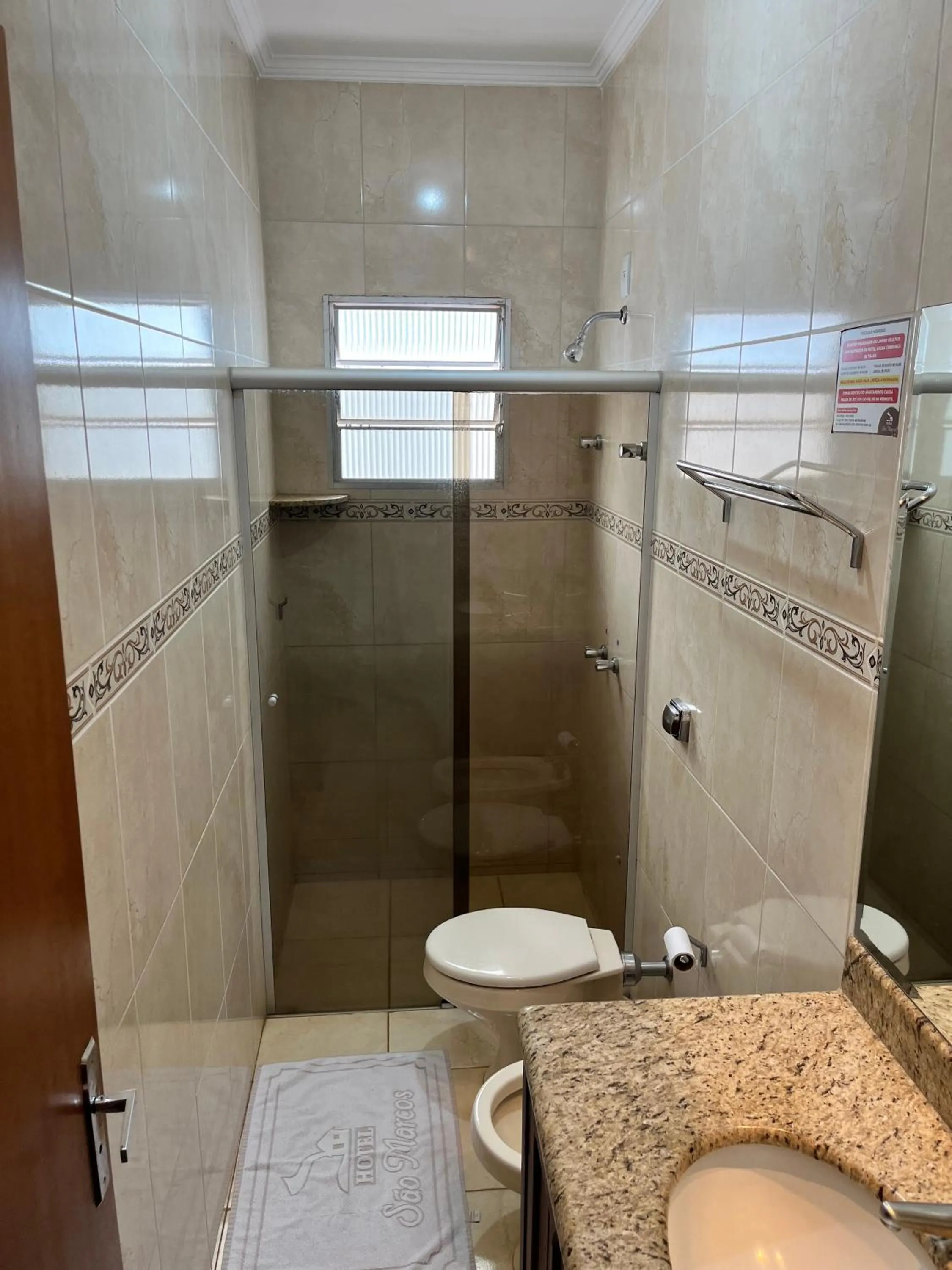 Shower in Hotel São Marcos Orlândia SP