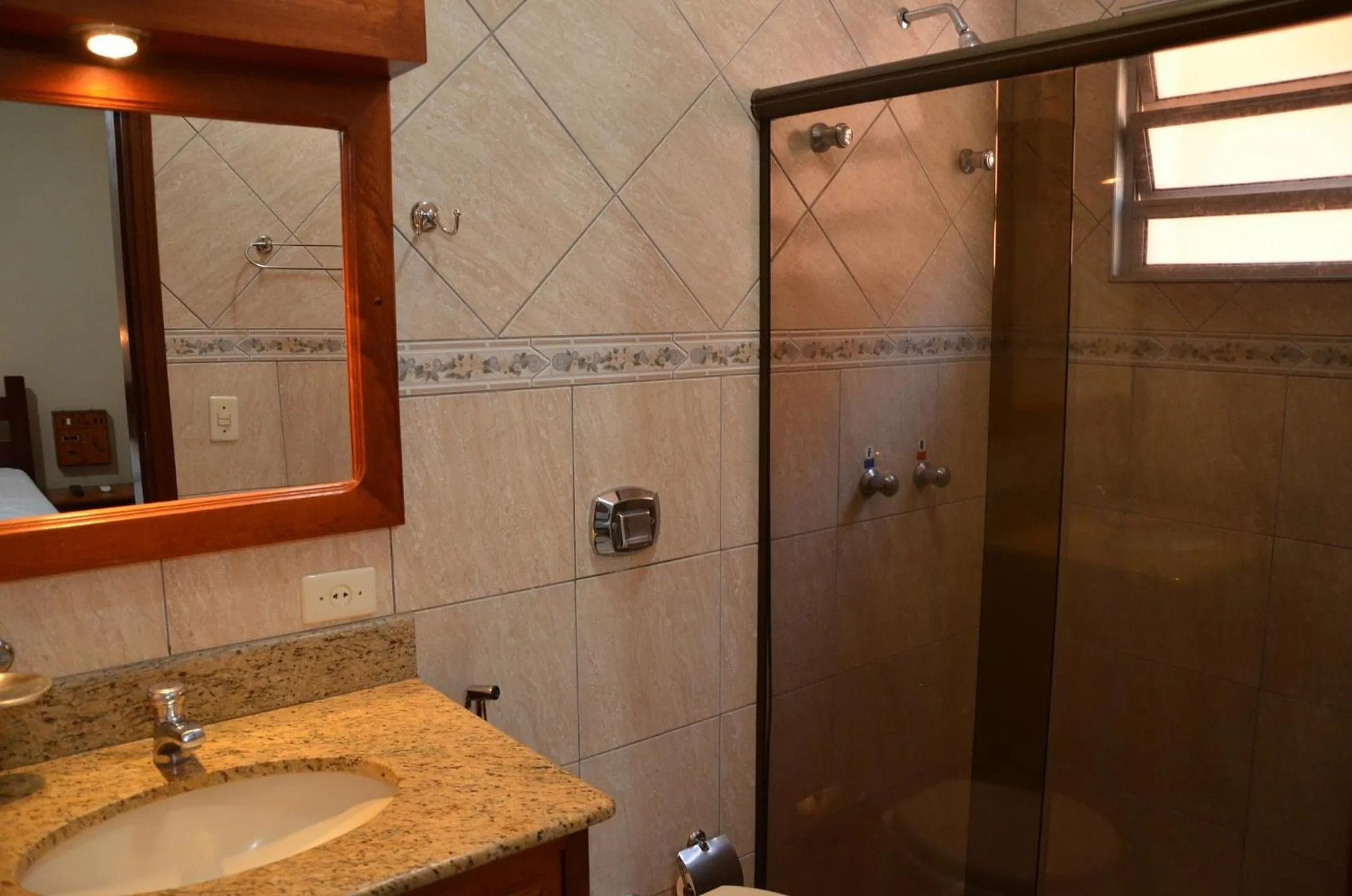 Bathroom in Hotel São Marcos Orlândia SP