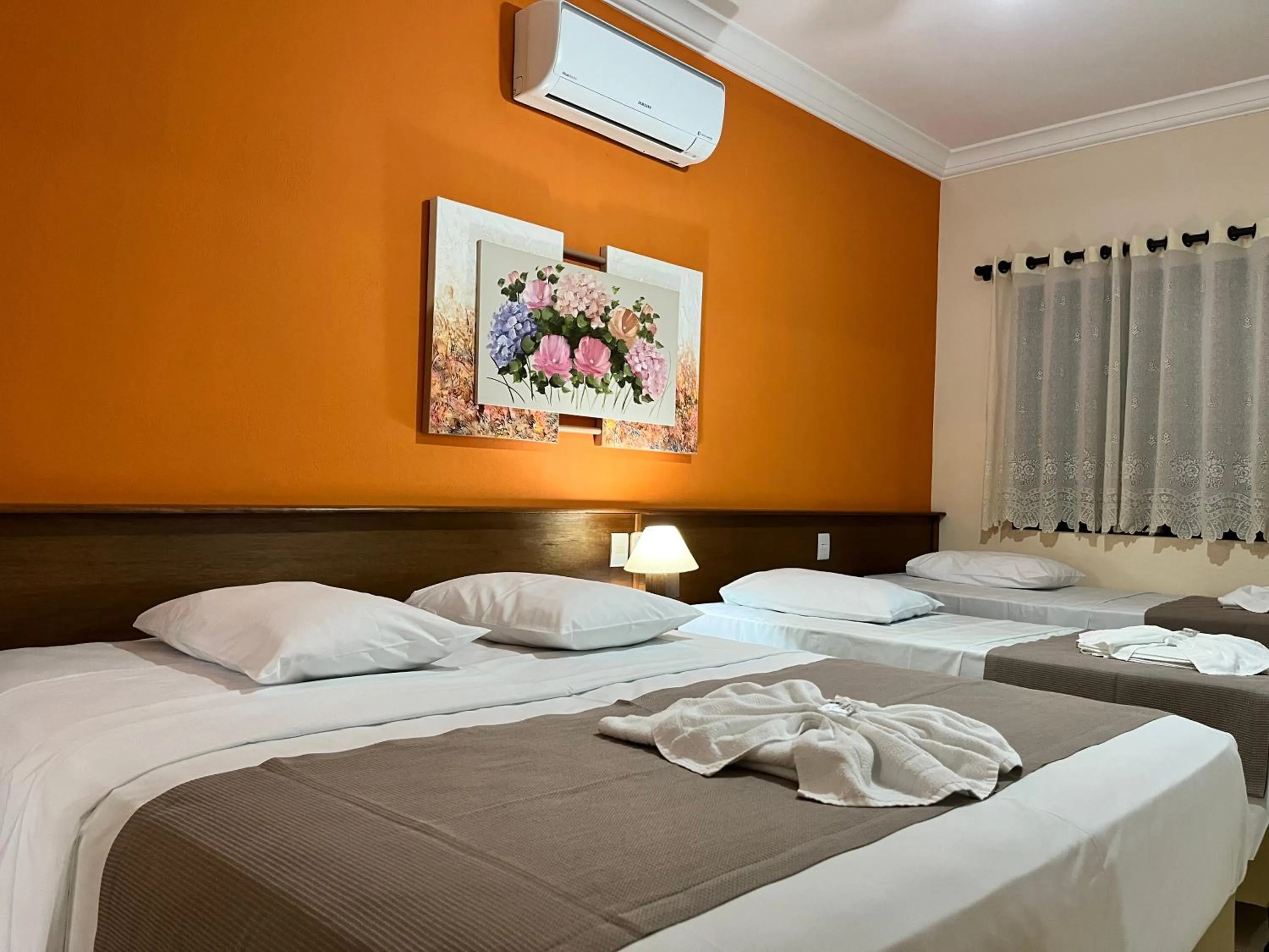 Bed in Hotel São Marcos Orlândia SP