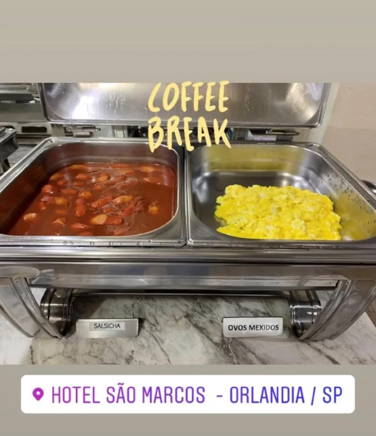 Food in Hotel São Marcos Orlândia SP