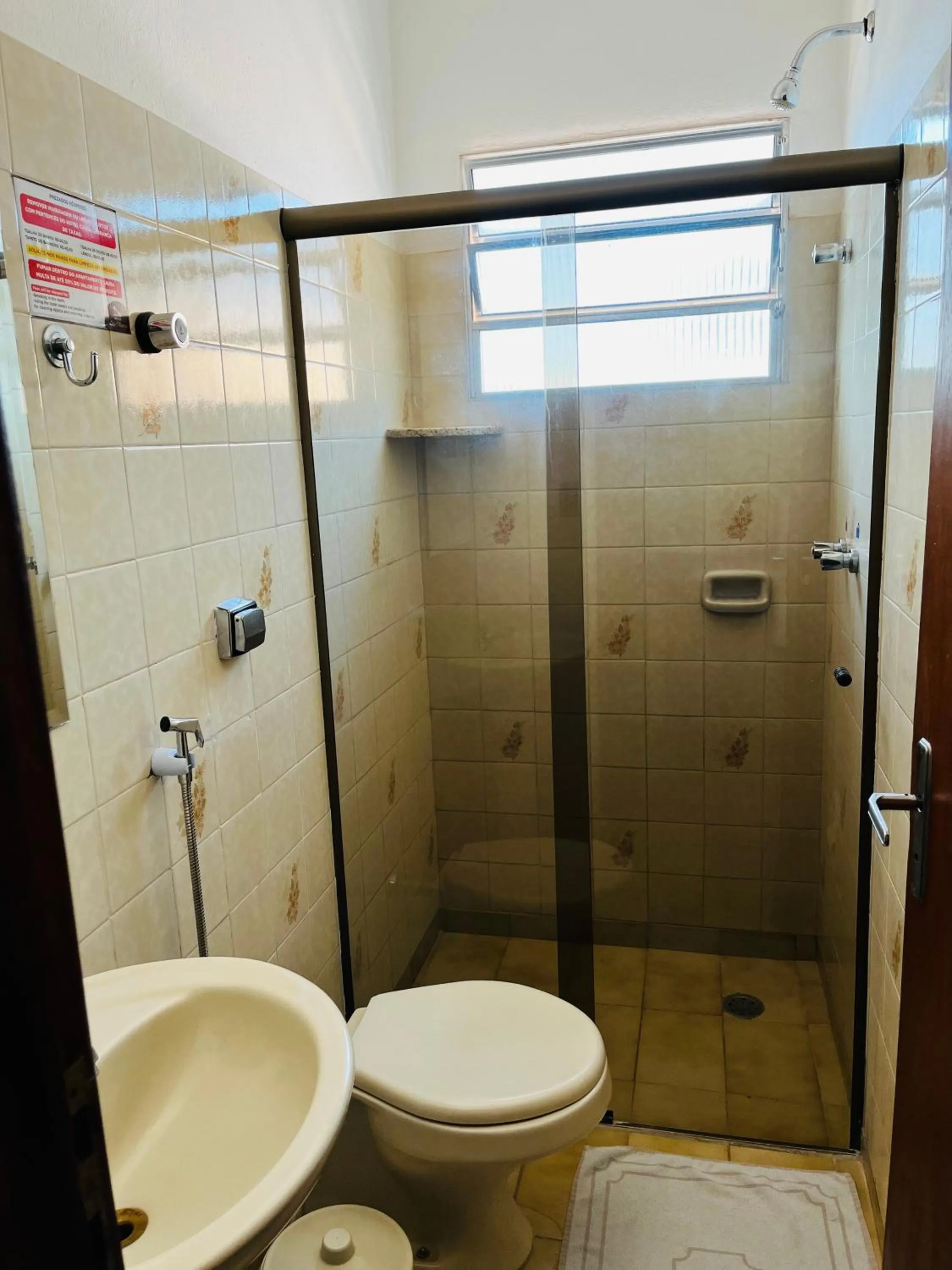 Shower in Hotel São Marcos Orlândia SP