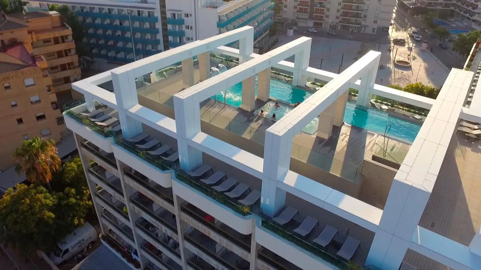 Bird's eye view in Hotel Olympus Palace