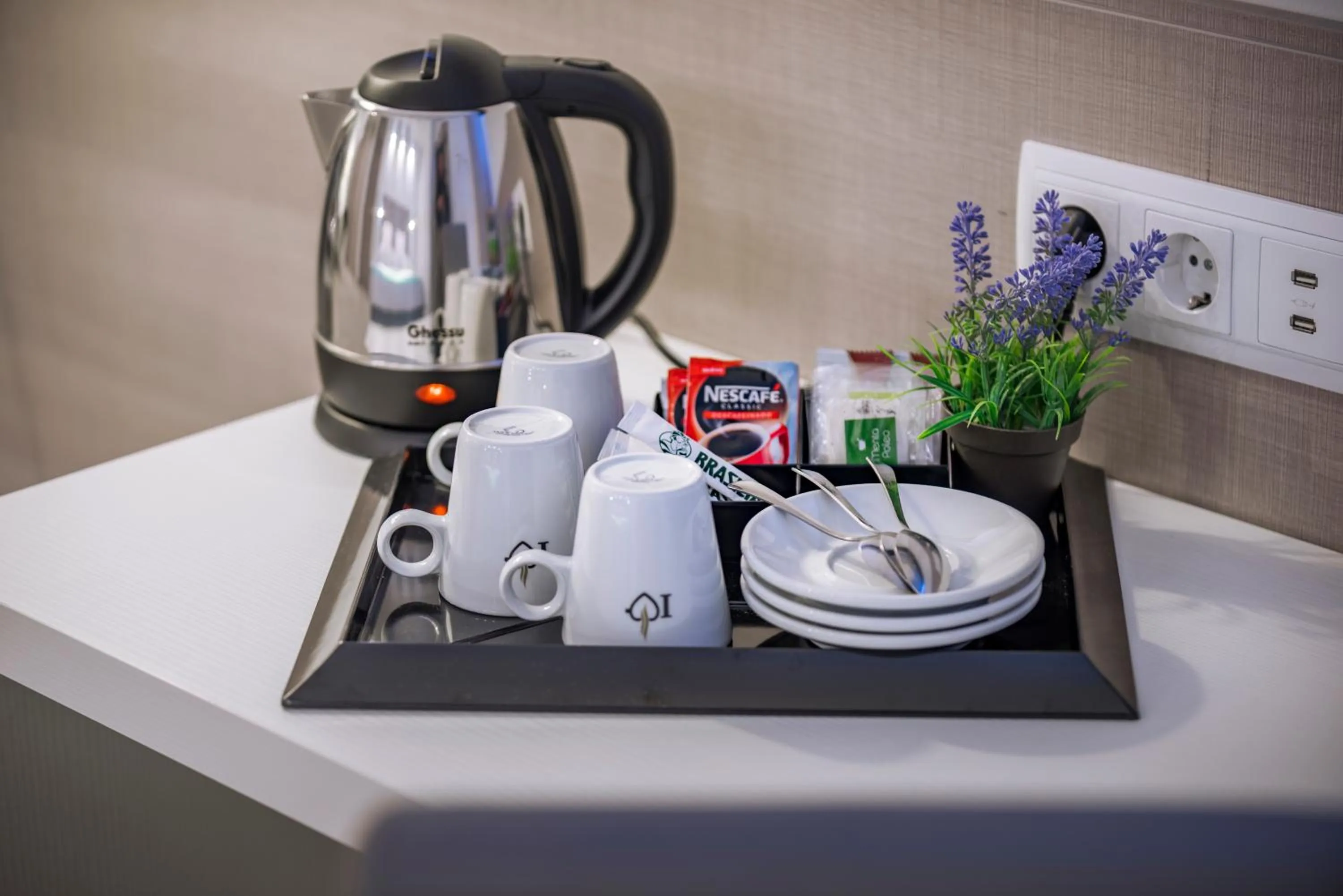 Coffee/tea facilities in Hotel Olympus Palace