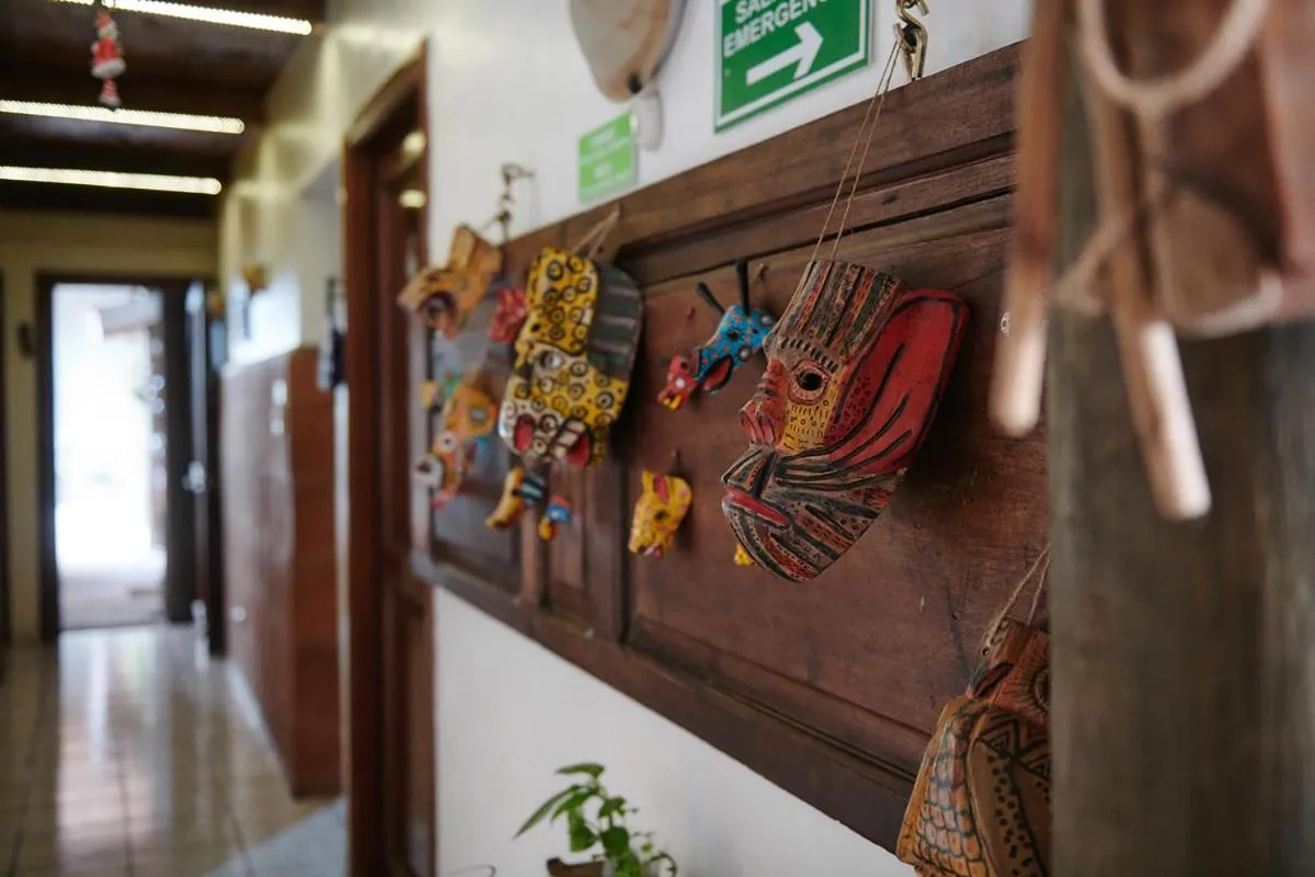 Decorative detail in Dai Nonni Hotel