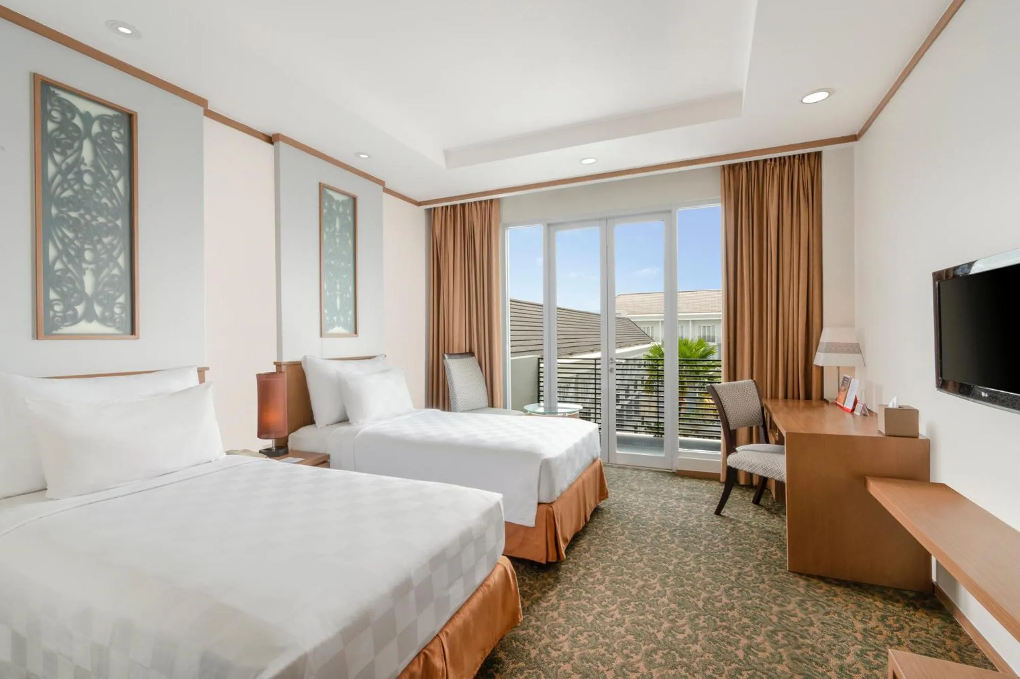 Bed in Swiss-Belhotel Danum Palangkaraya