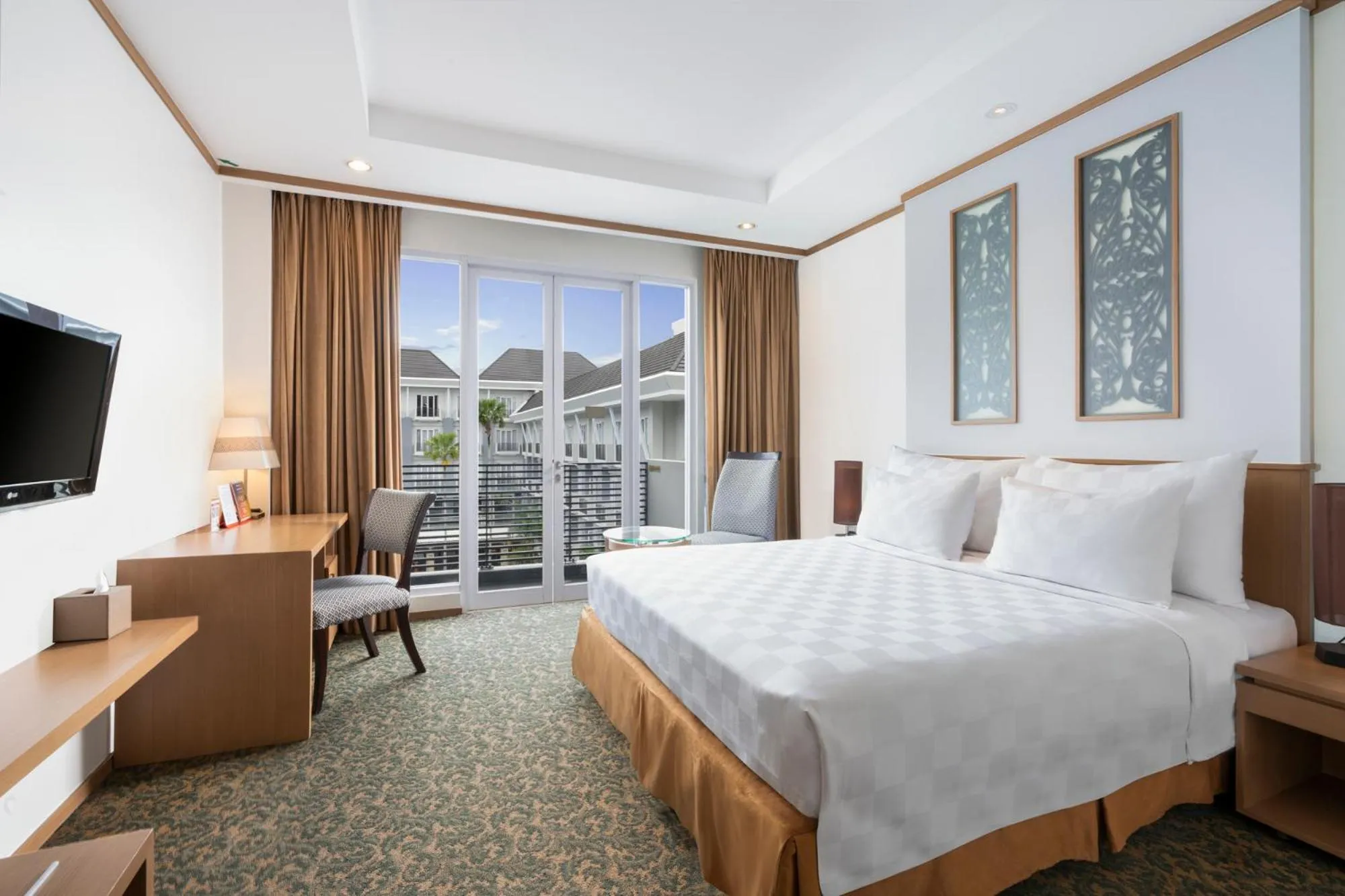 Bed in Swiss-Belhotel Danum Palangkaraya