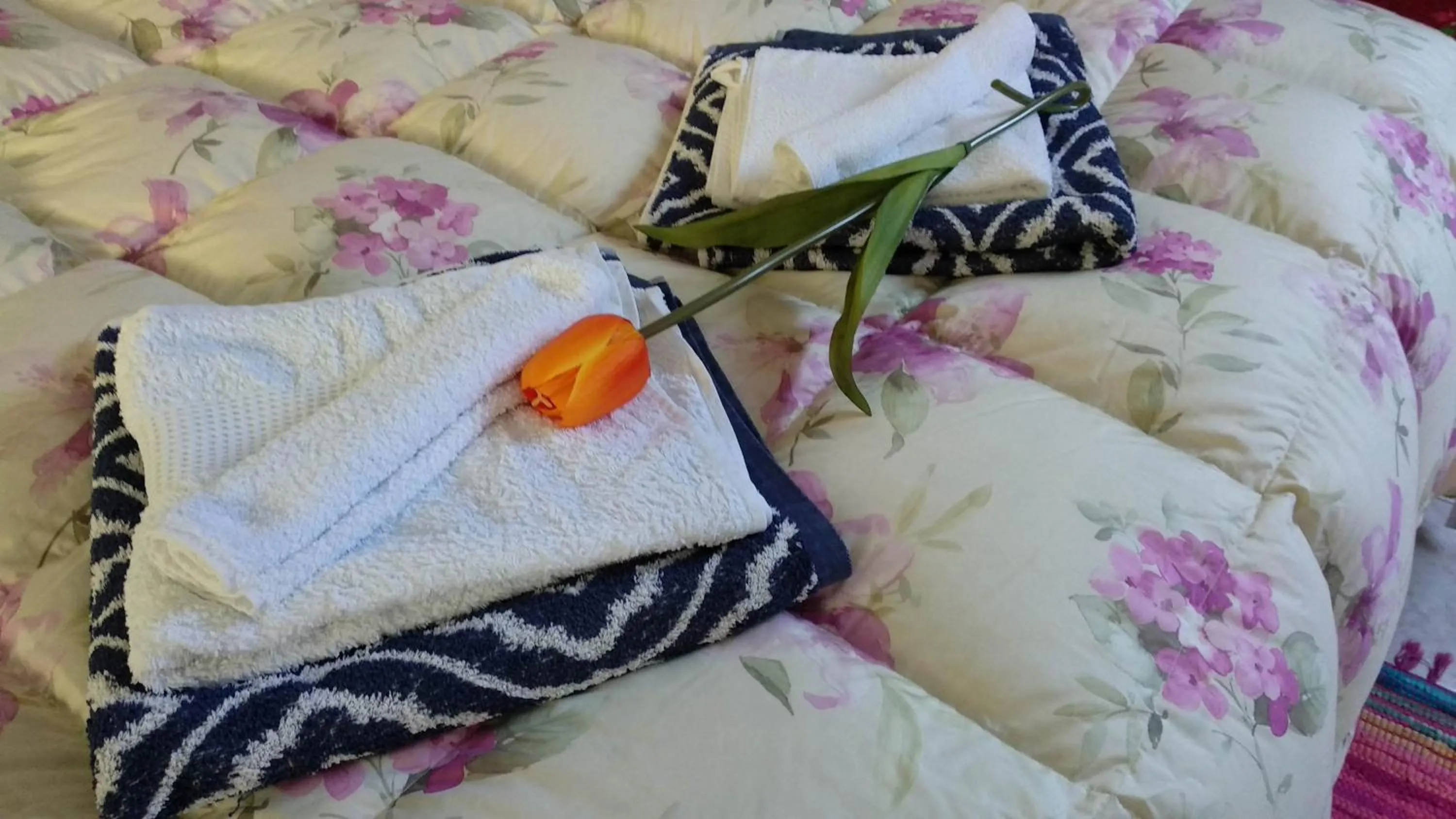 Decorative detail, Bed in A Casa di Kate b&b