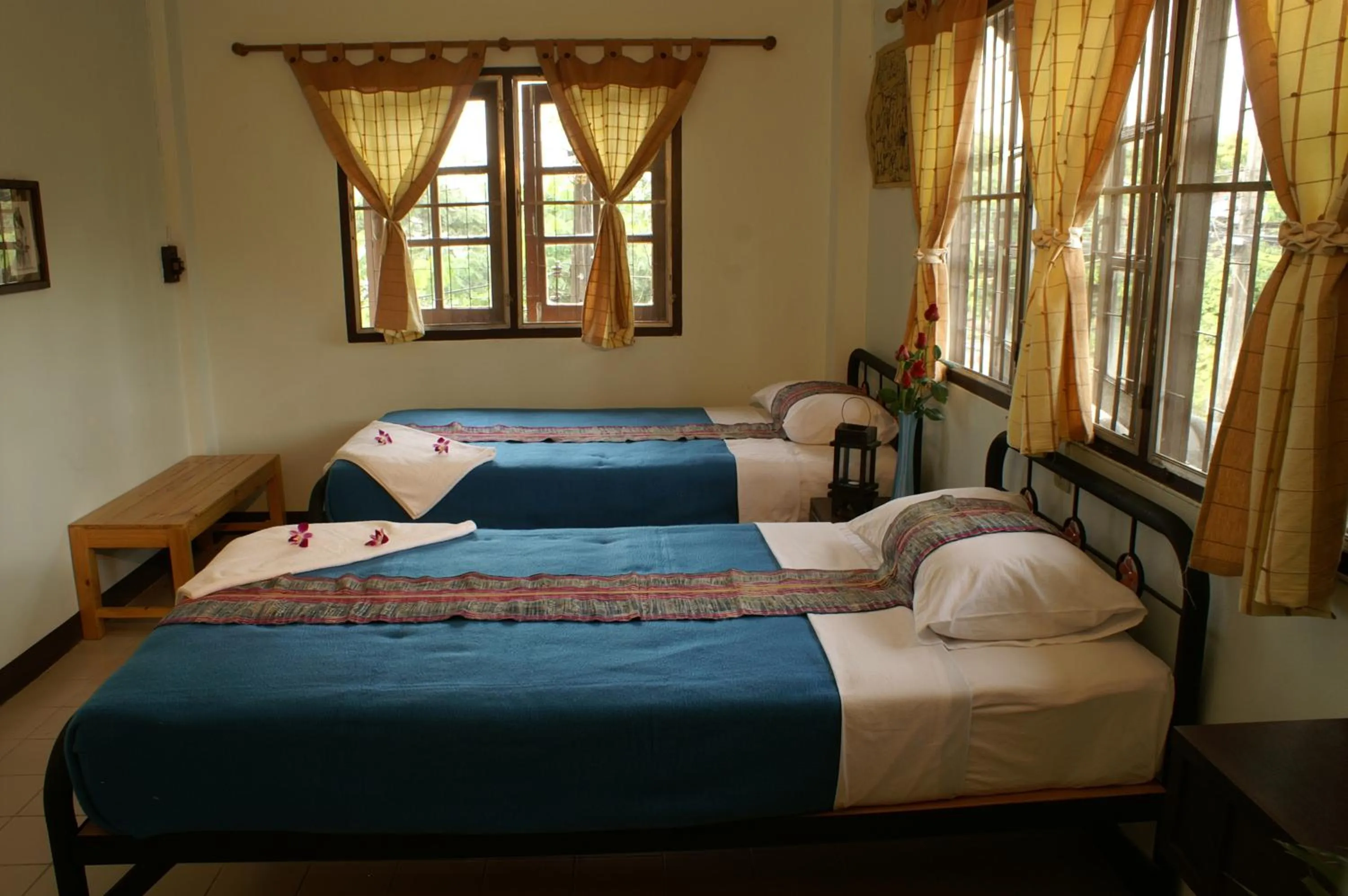 Day, Bed in Trekker Camp