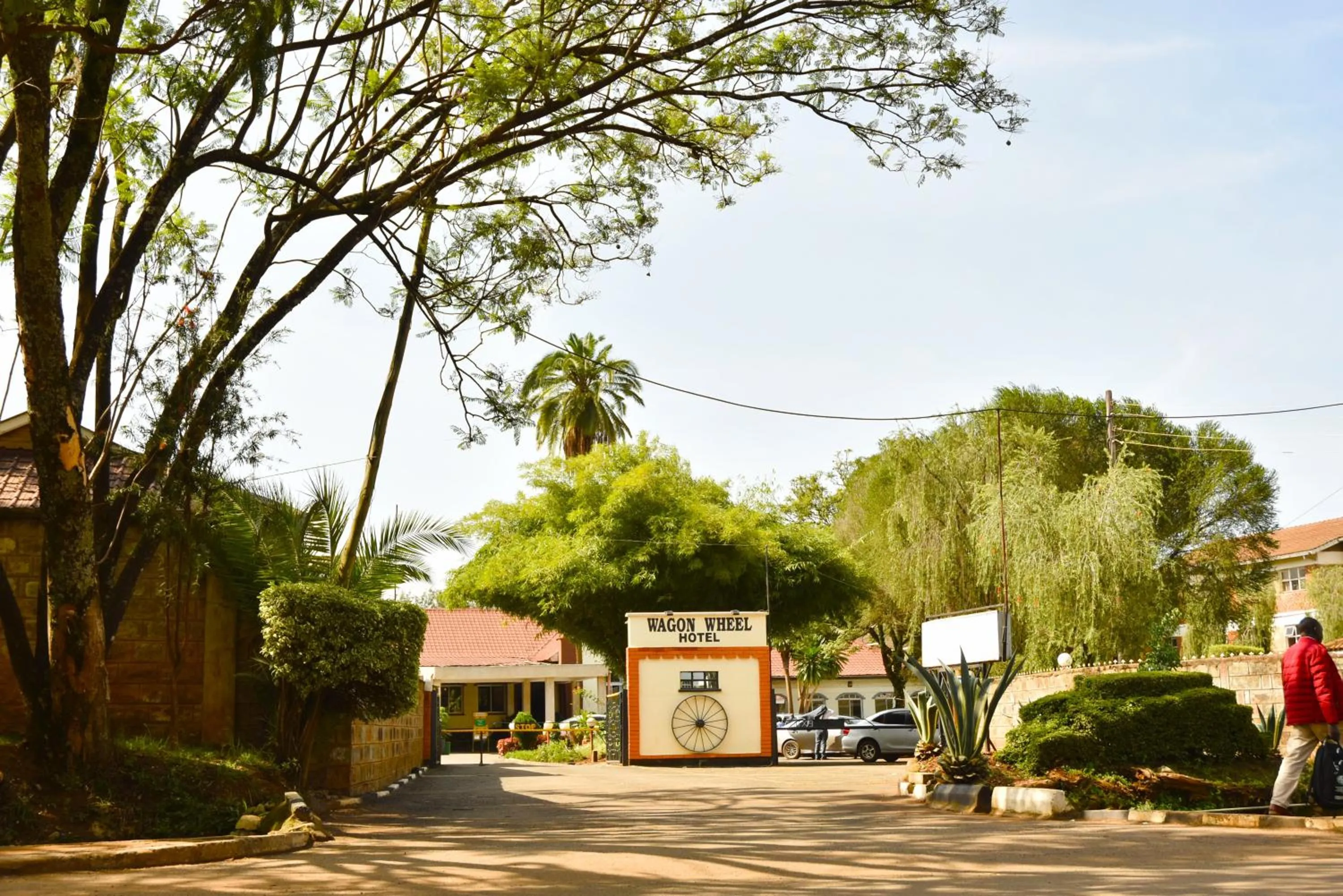 Facade/entrance in Wagon Wheel Hotel Eldoret