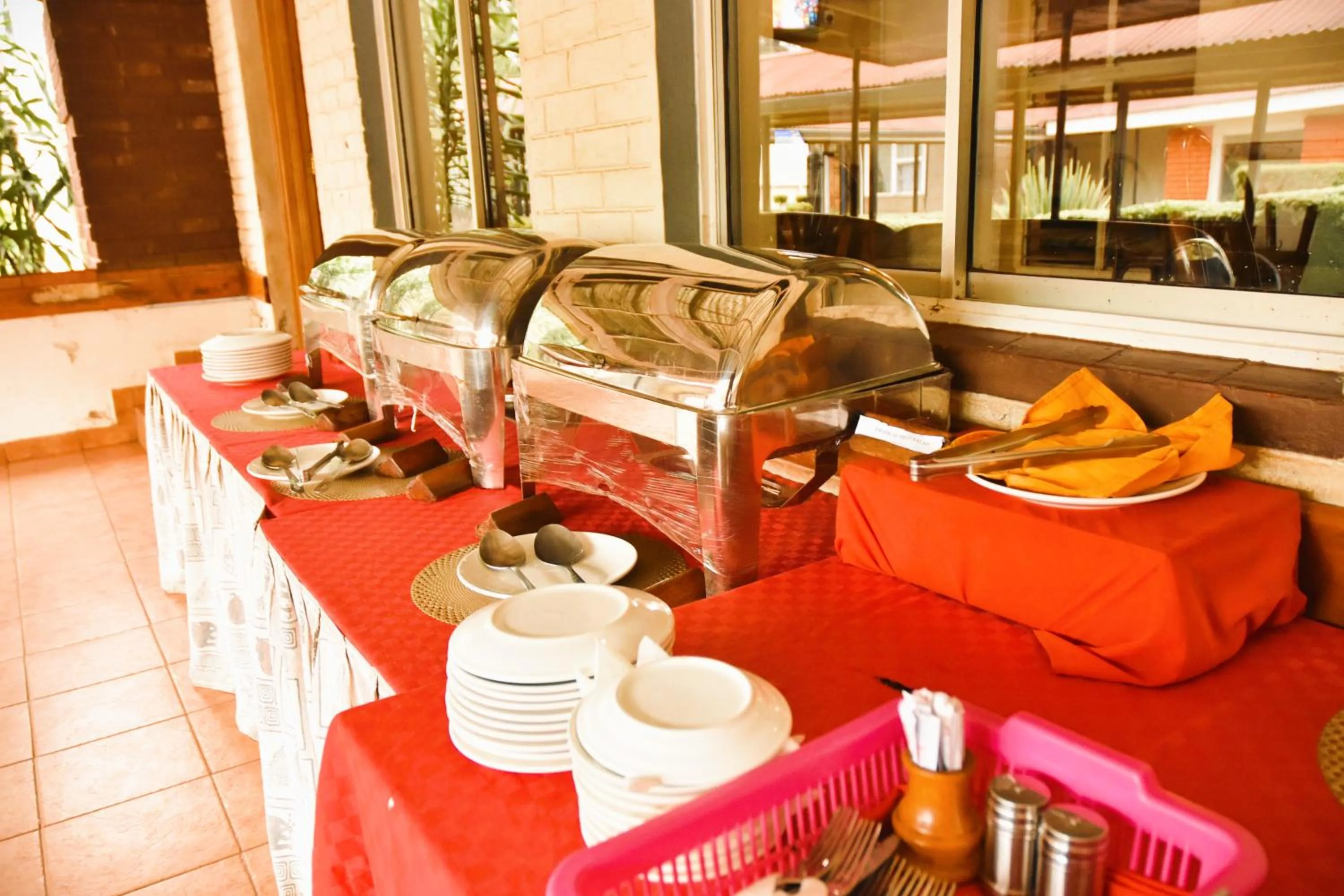 Buffet breakfast in Wagon Wheel Hotel Eldoret