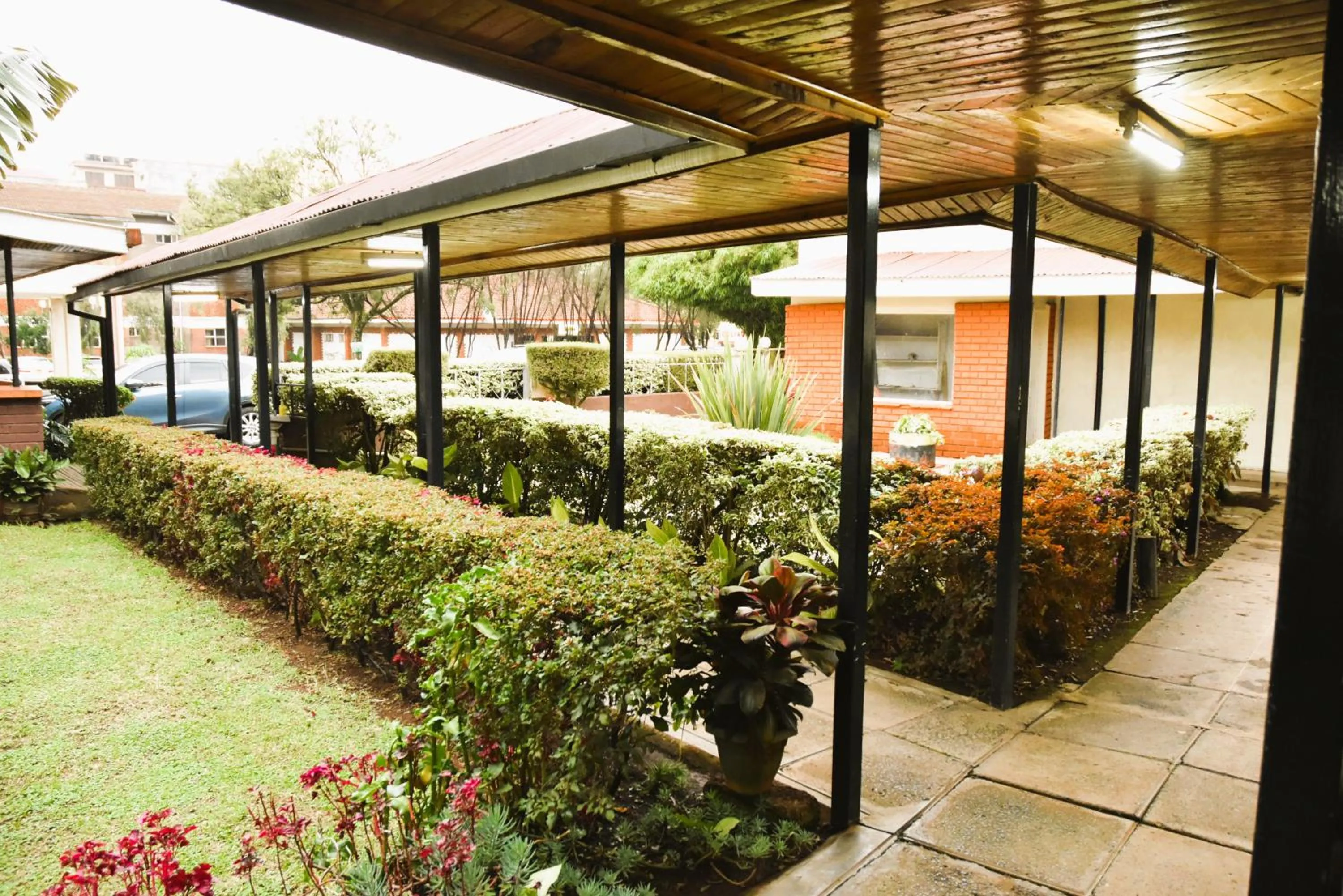 Garden in Wagon Wheel Hotel Eldoret