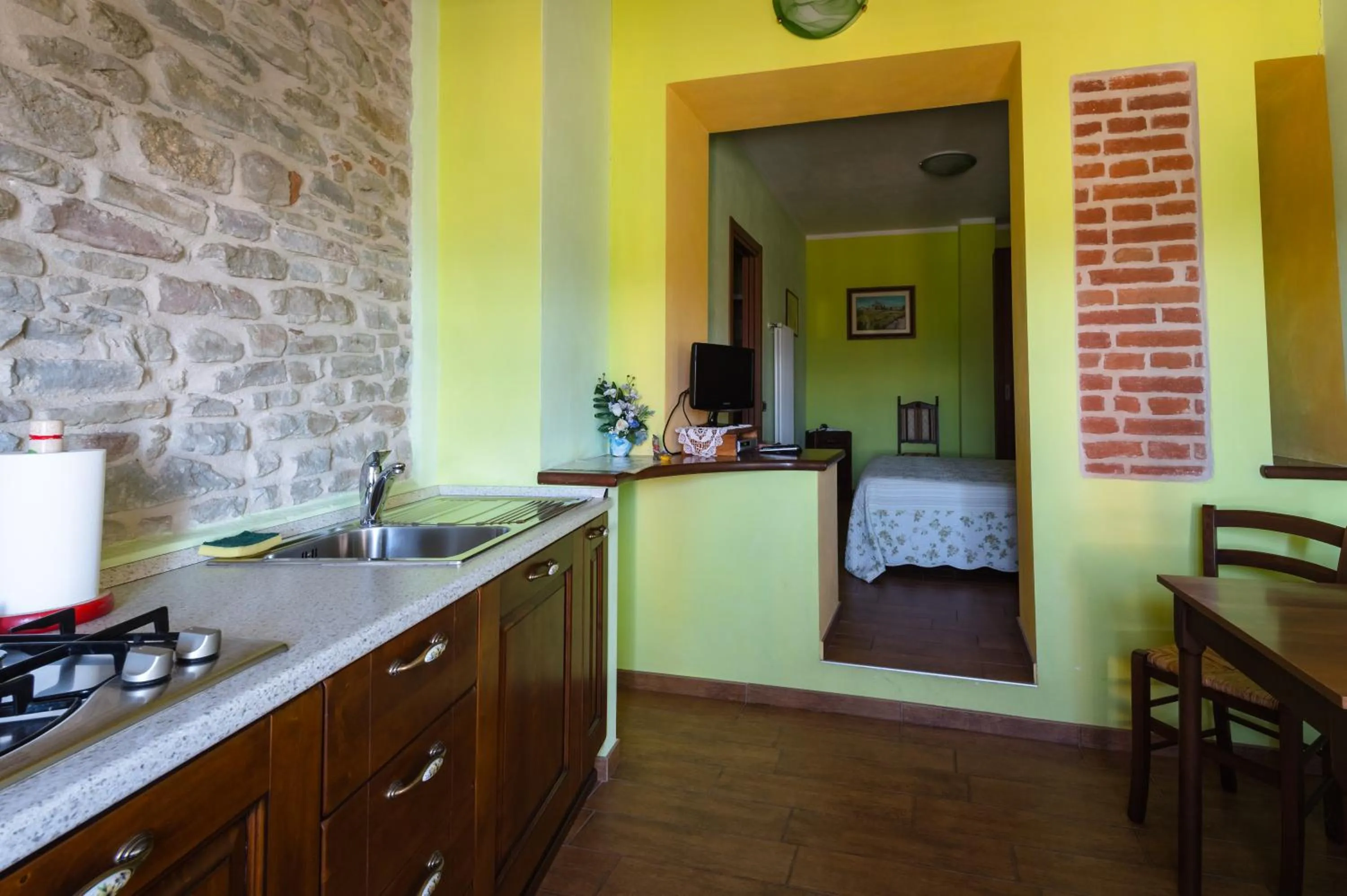 Kitchen or kitchenette in All'Ombra del Castello