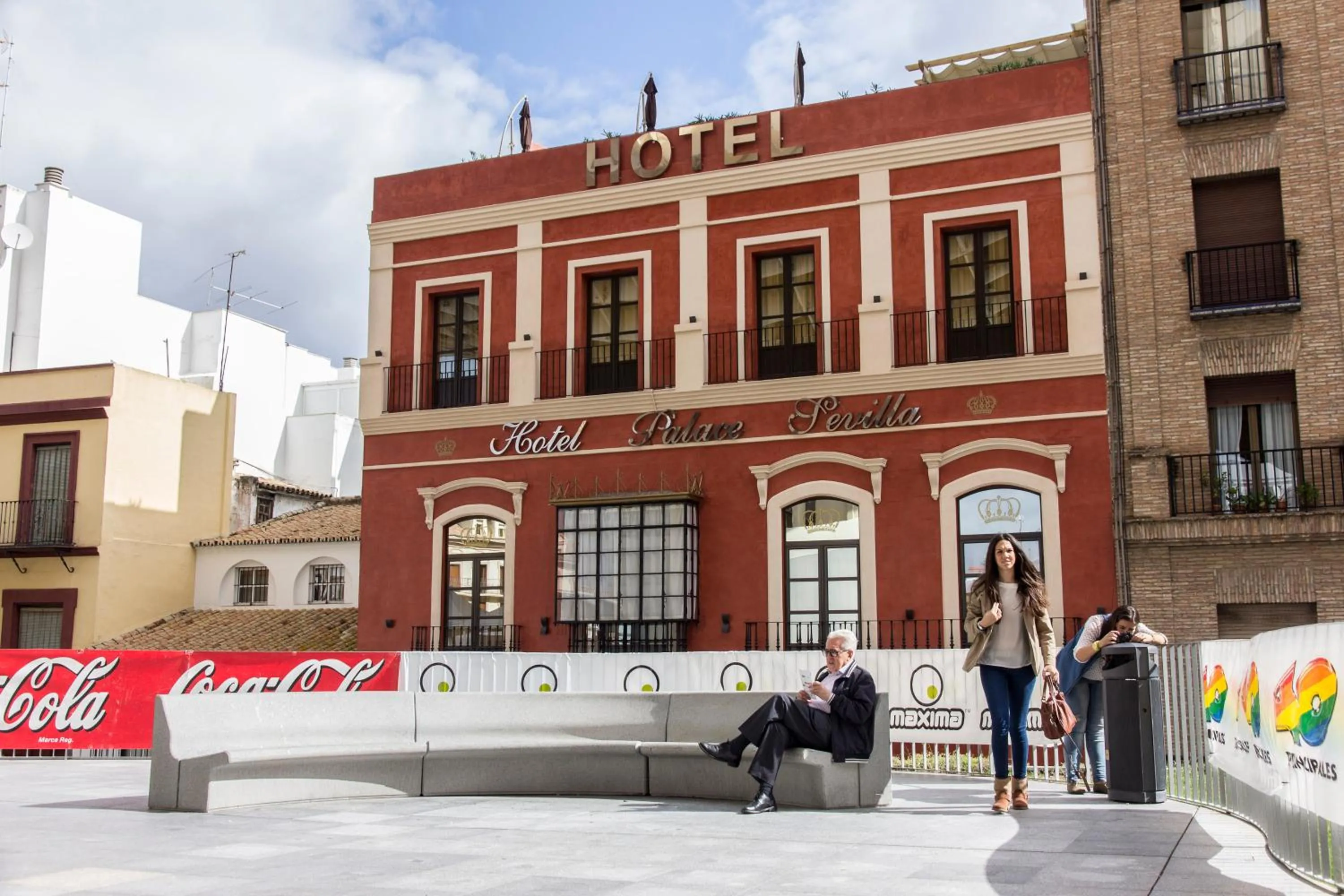 Facade/entrance in Hotel Palace Sevilla