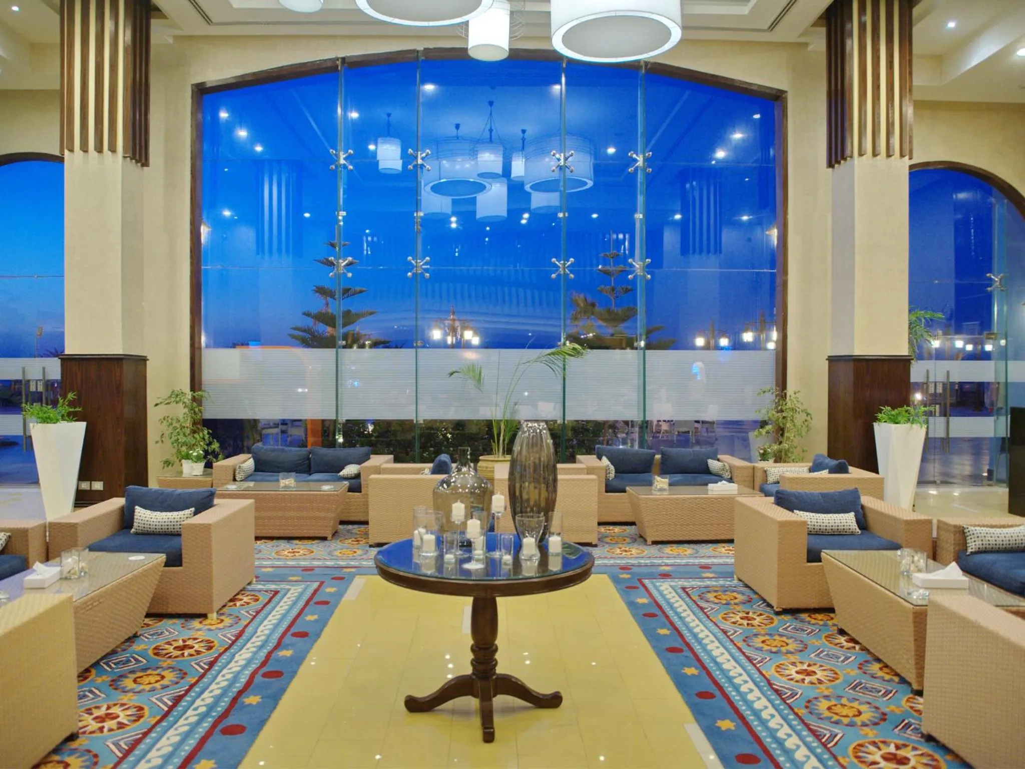 Communal lounge/ TV room in Porto Matrouh Beach Resort