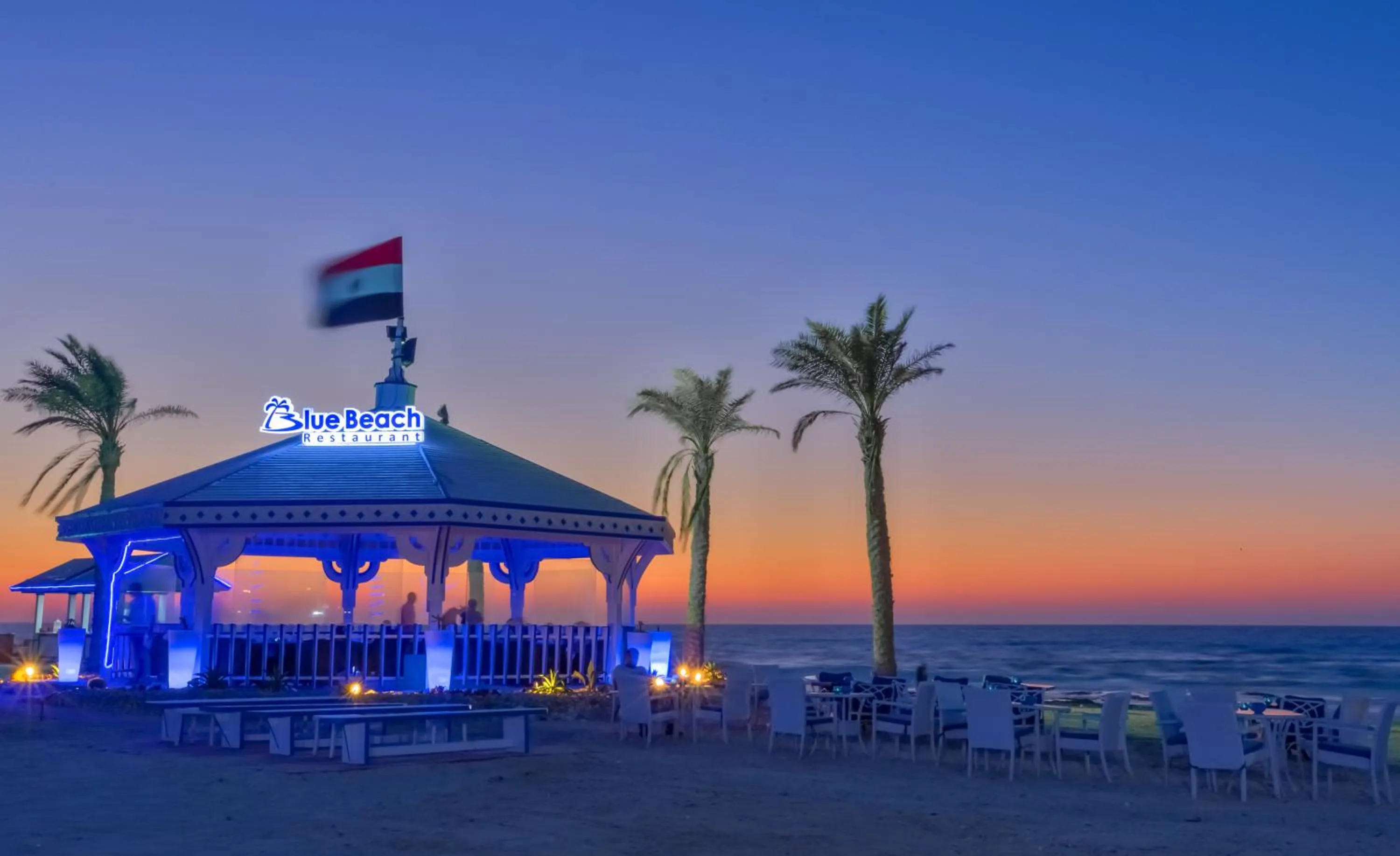 Sunset in Porto Matrouh Beach Resort