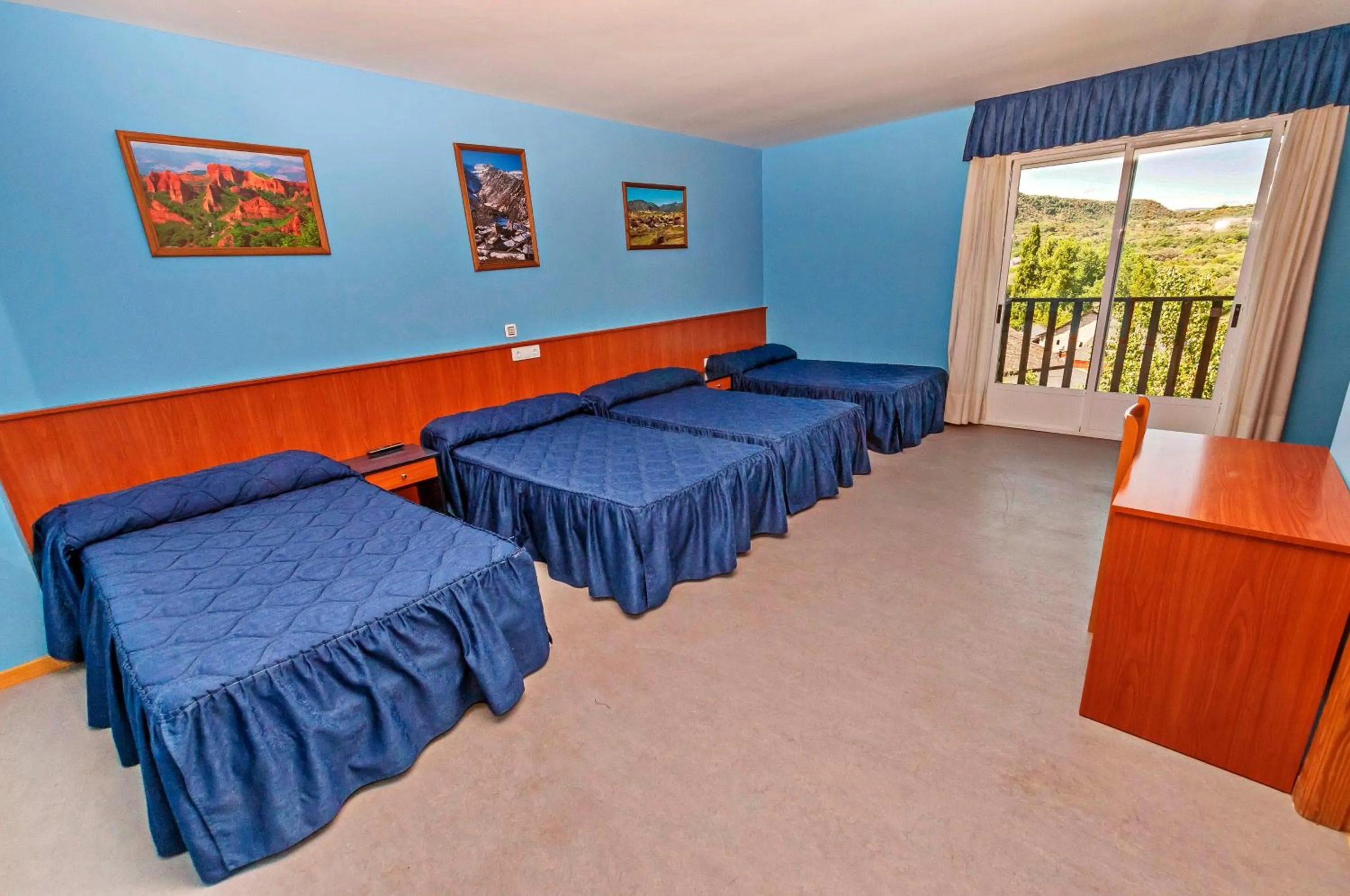 Bed in Hotel Medulio