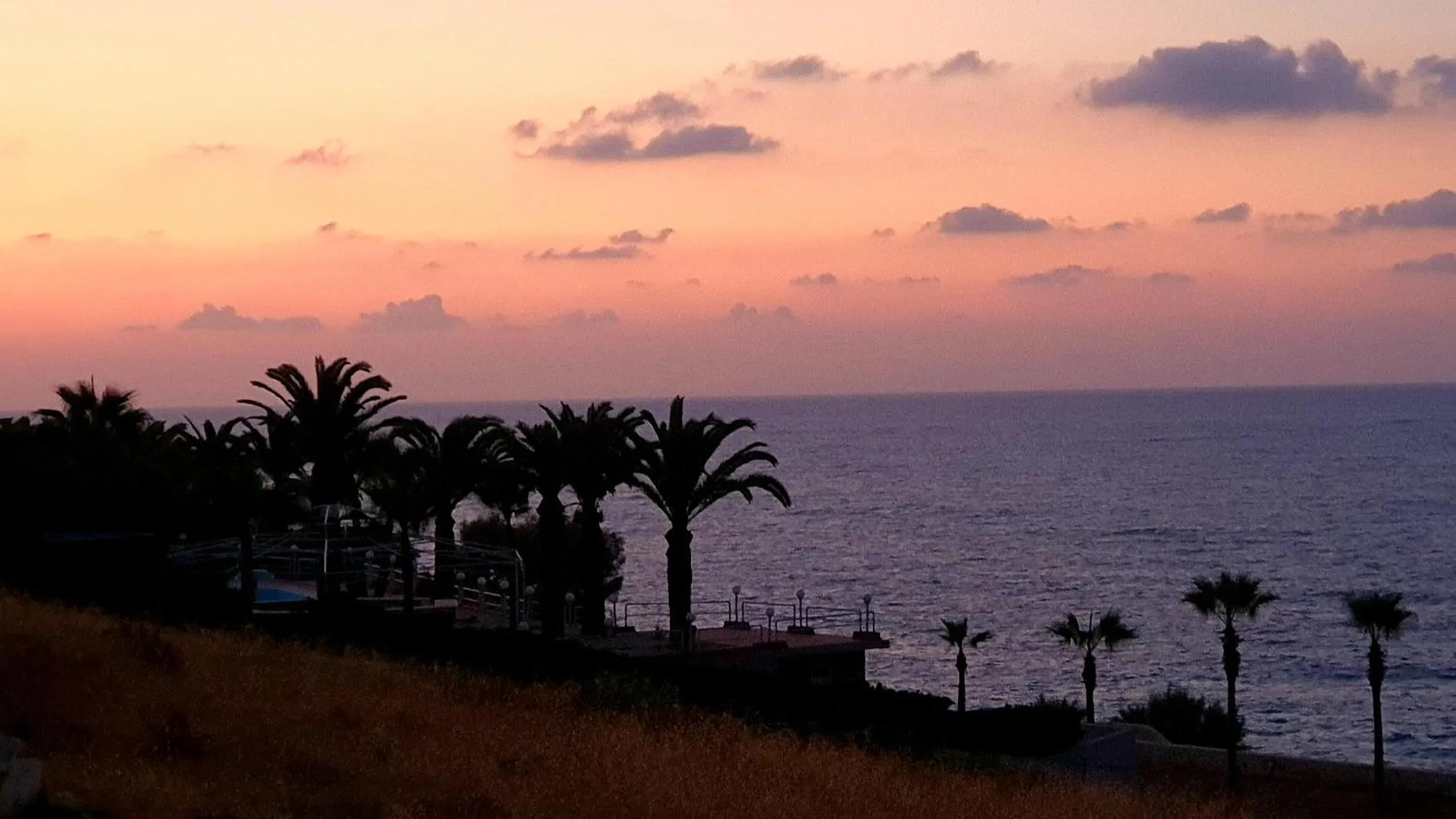 Sunset in Stella Beach Hotel