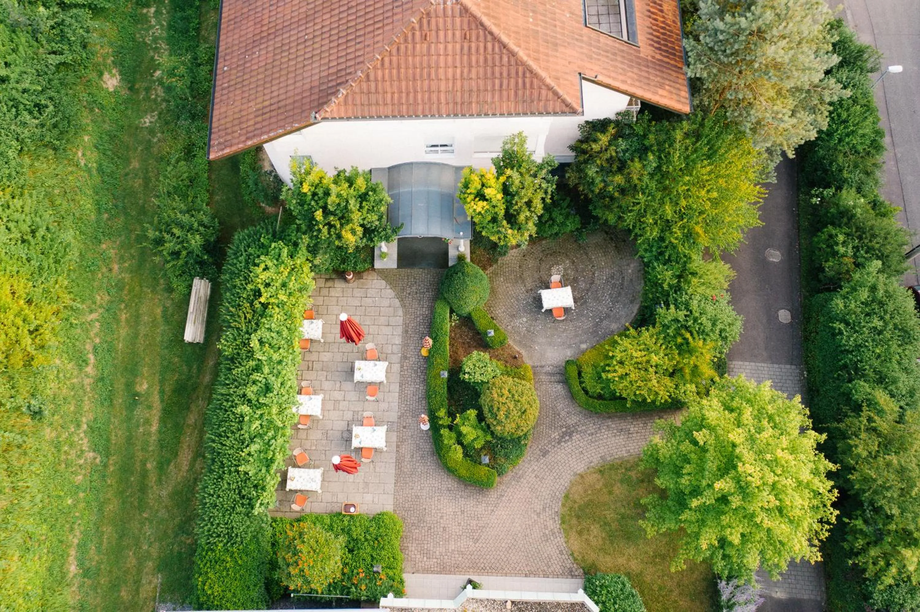 Bird's eye view in Landhaus Keller - Hotel & Restaurant