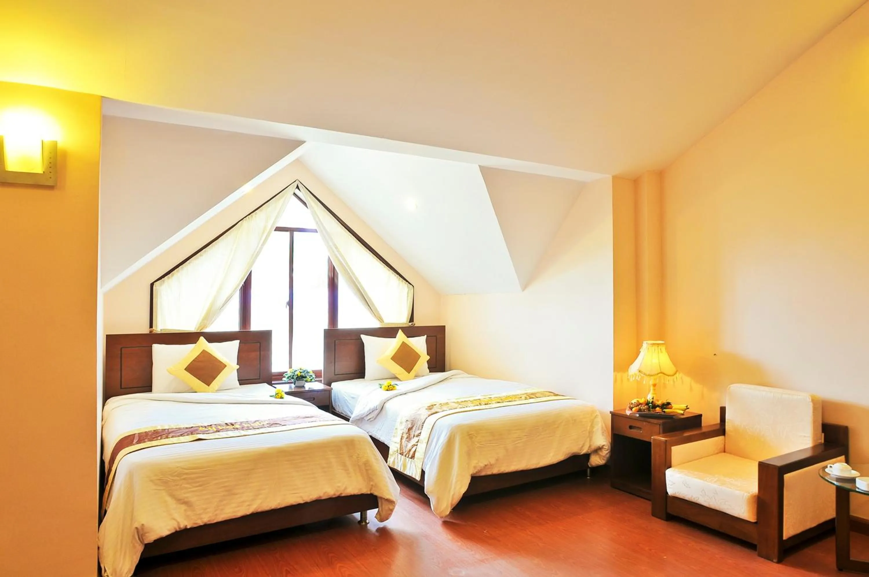 Photo of the whole room, Bed in Ky Hoa Hotel Da Lat