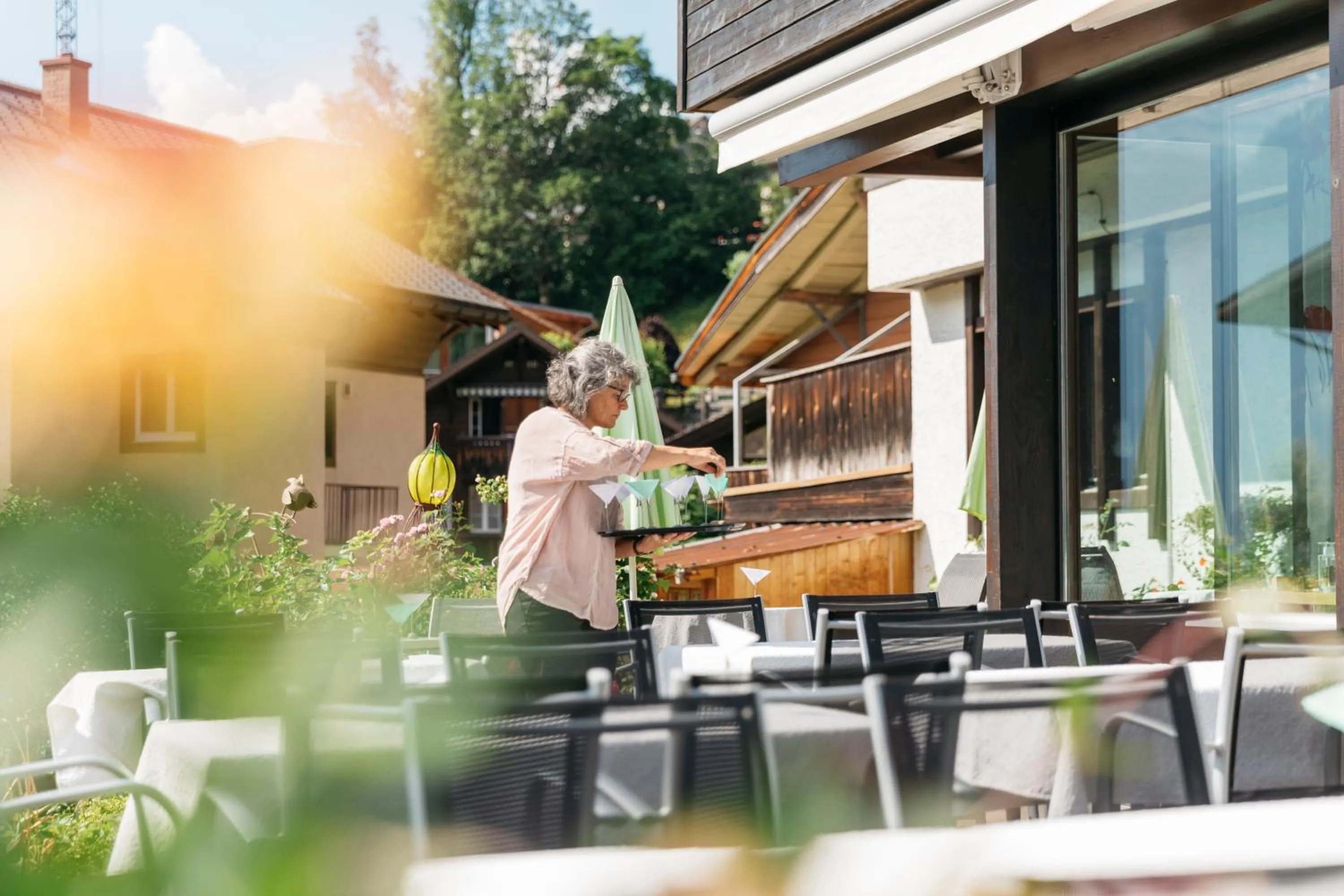 Balcony/Terrace in Alpenkräuter Hotel Bären