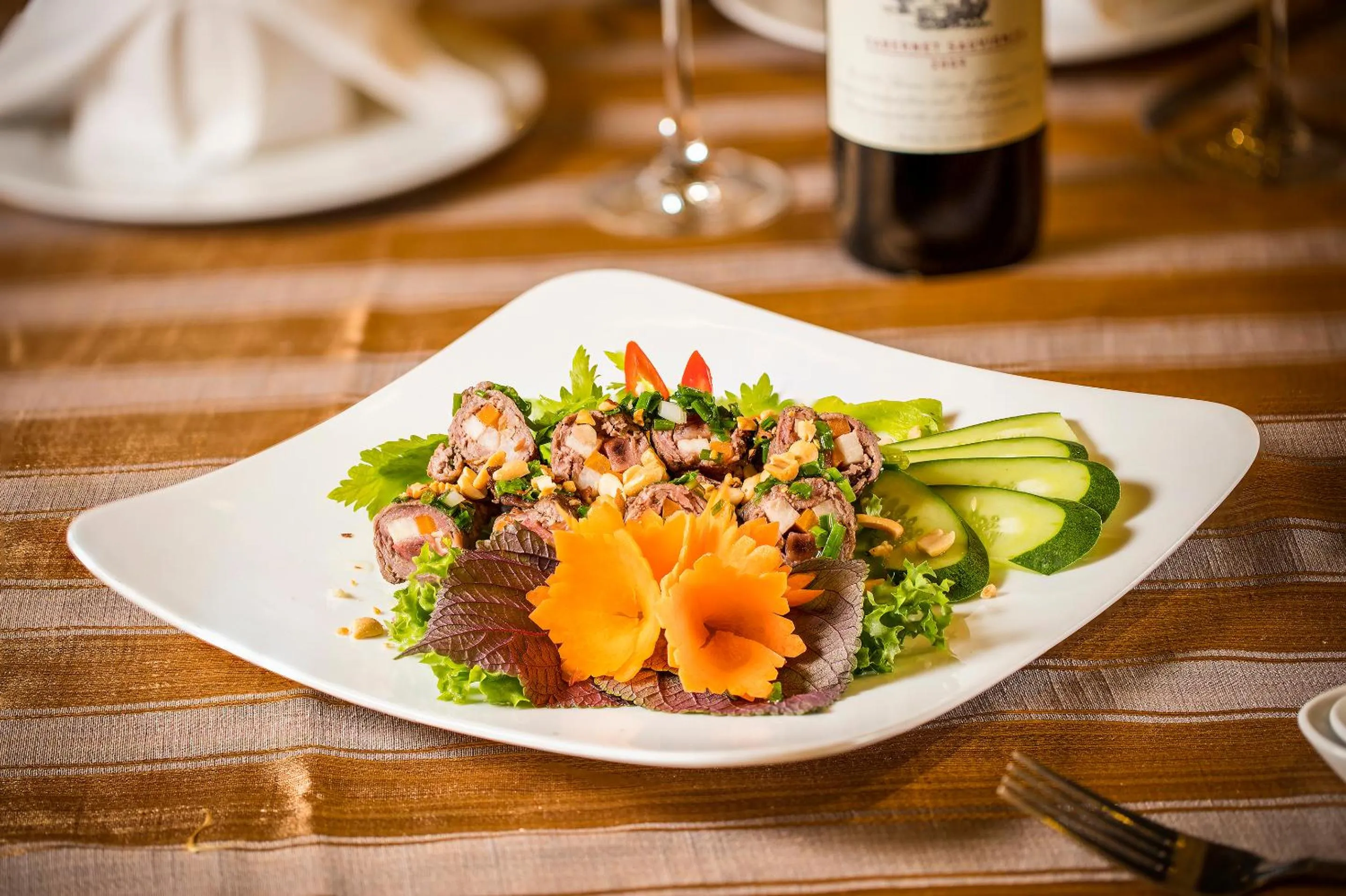 Food and drinks in Beachfront Hotel