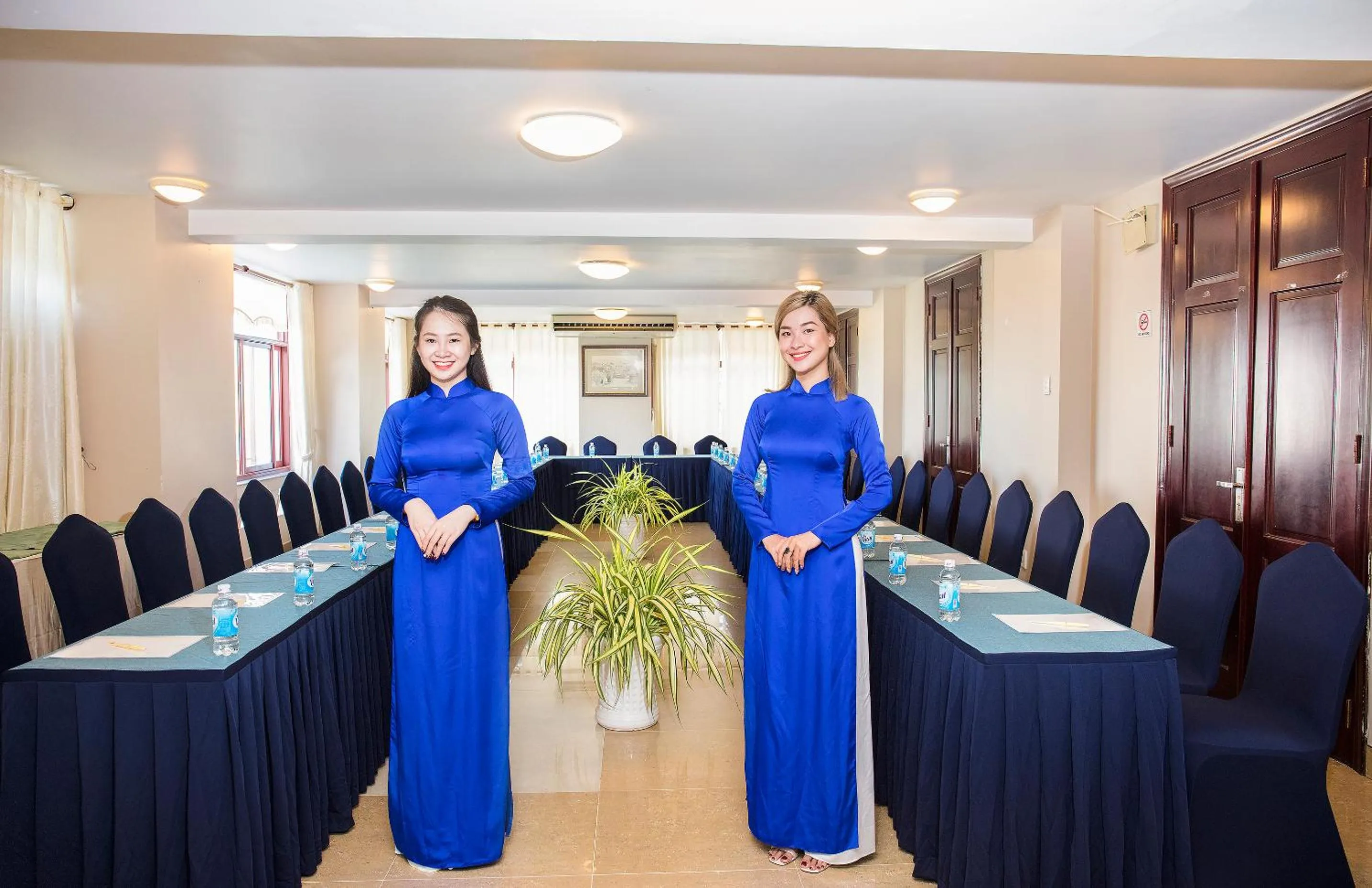 Staff in Beachfront Hotel