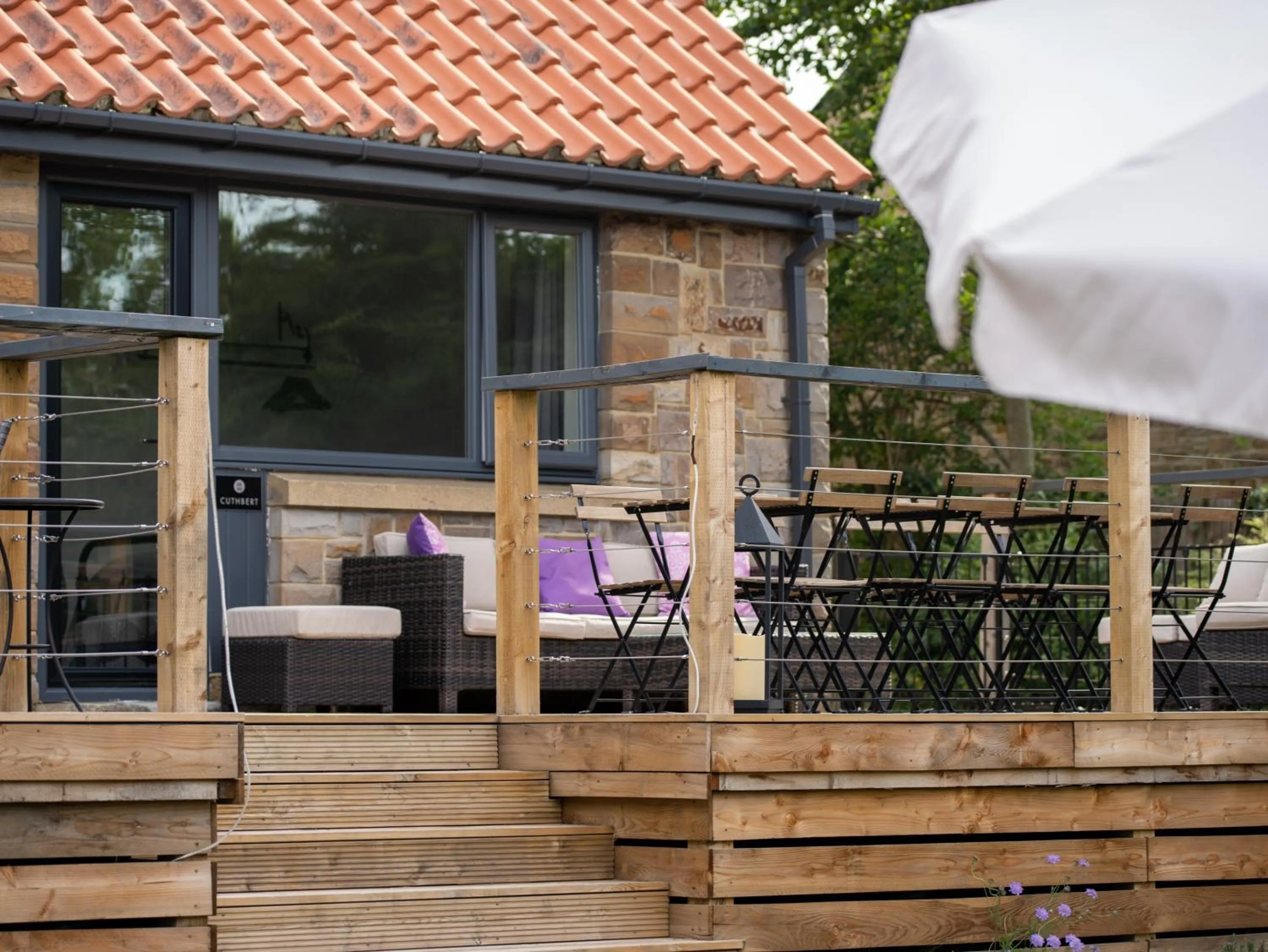 Patio in My Way Guest House