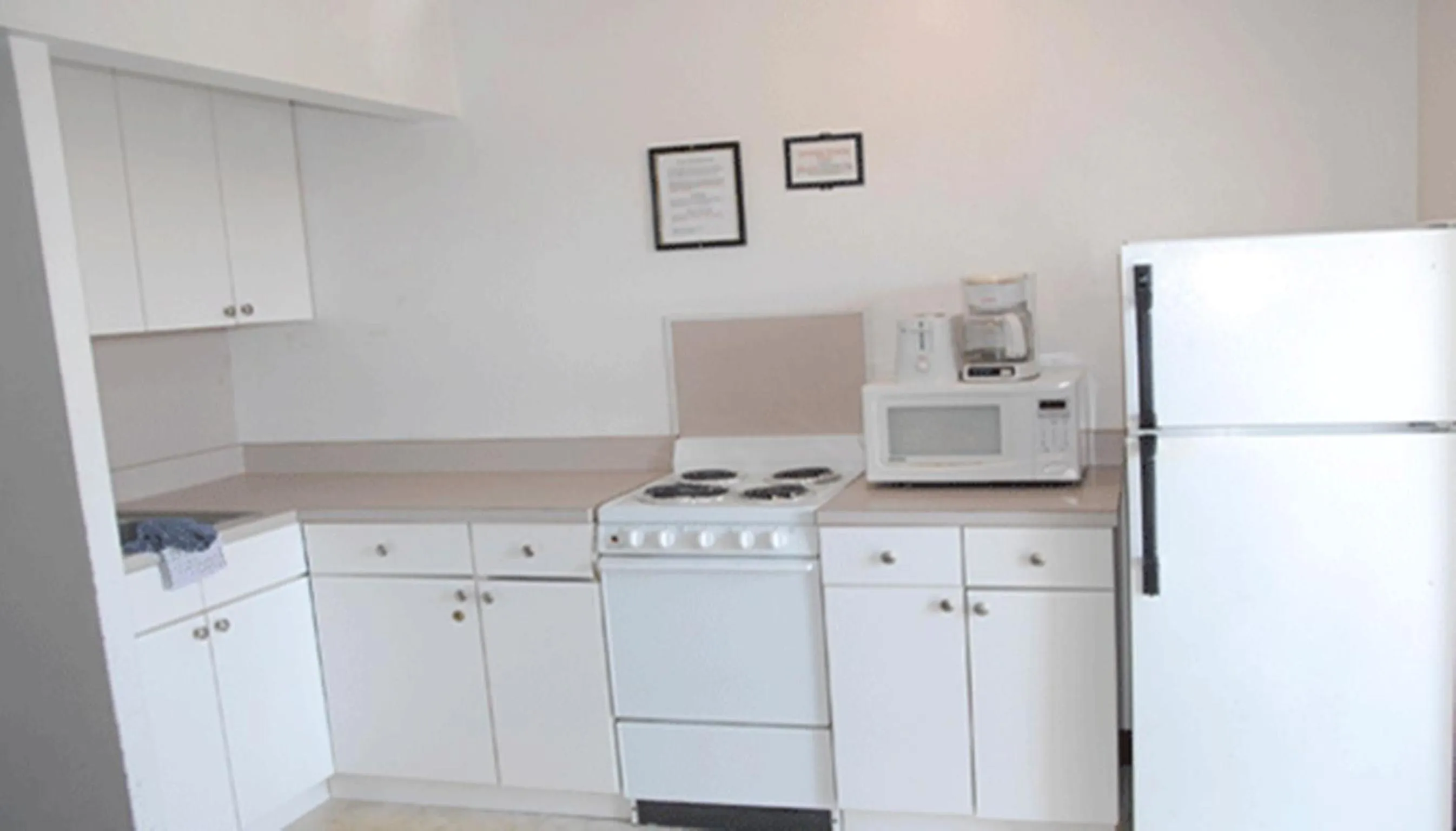 Kitchen or kitchenette in Sunrise Resort Motel South