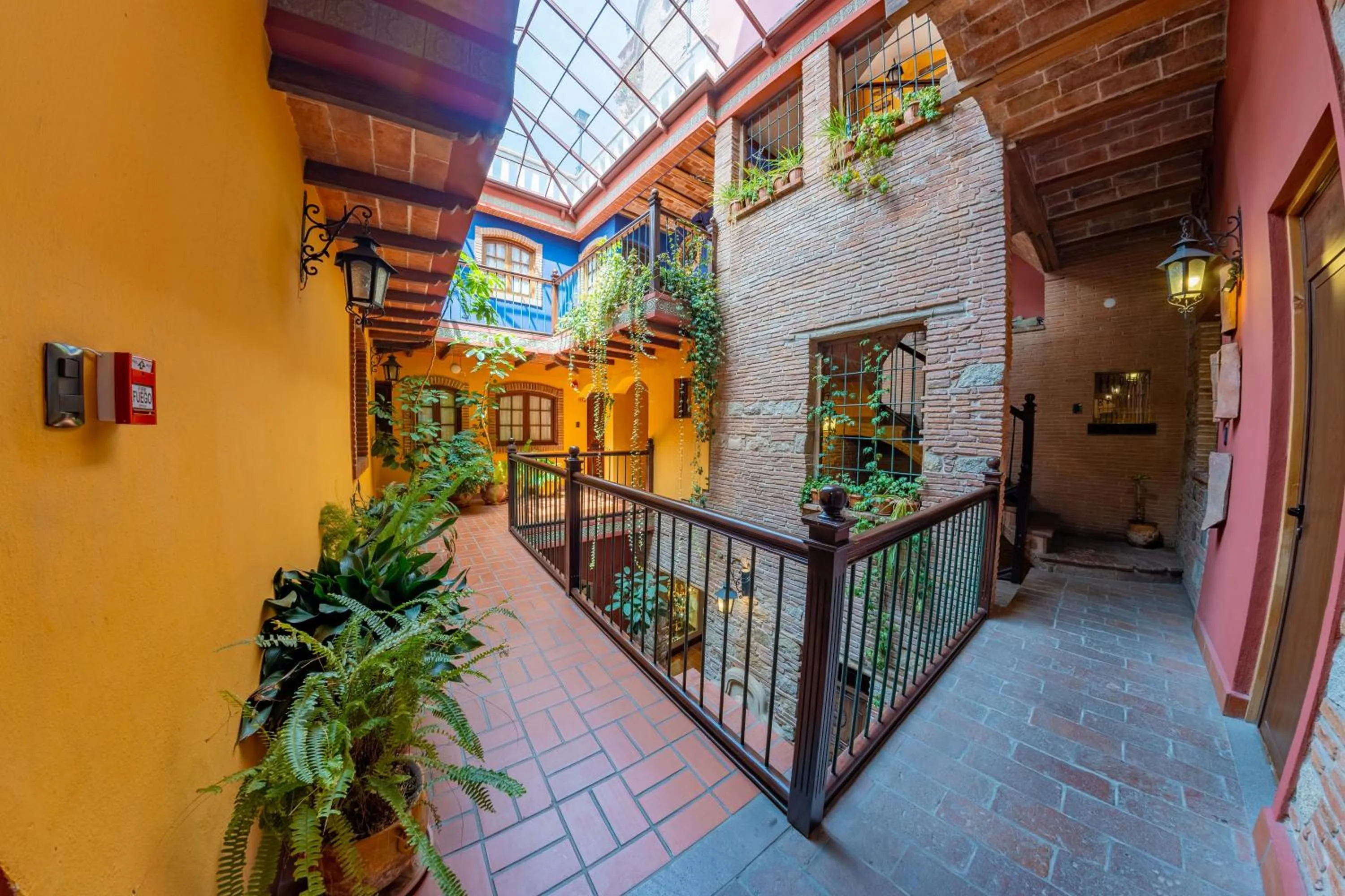 Property building in La Casona Hotel Boutique