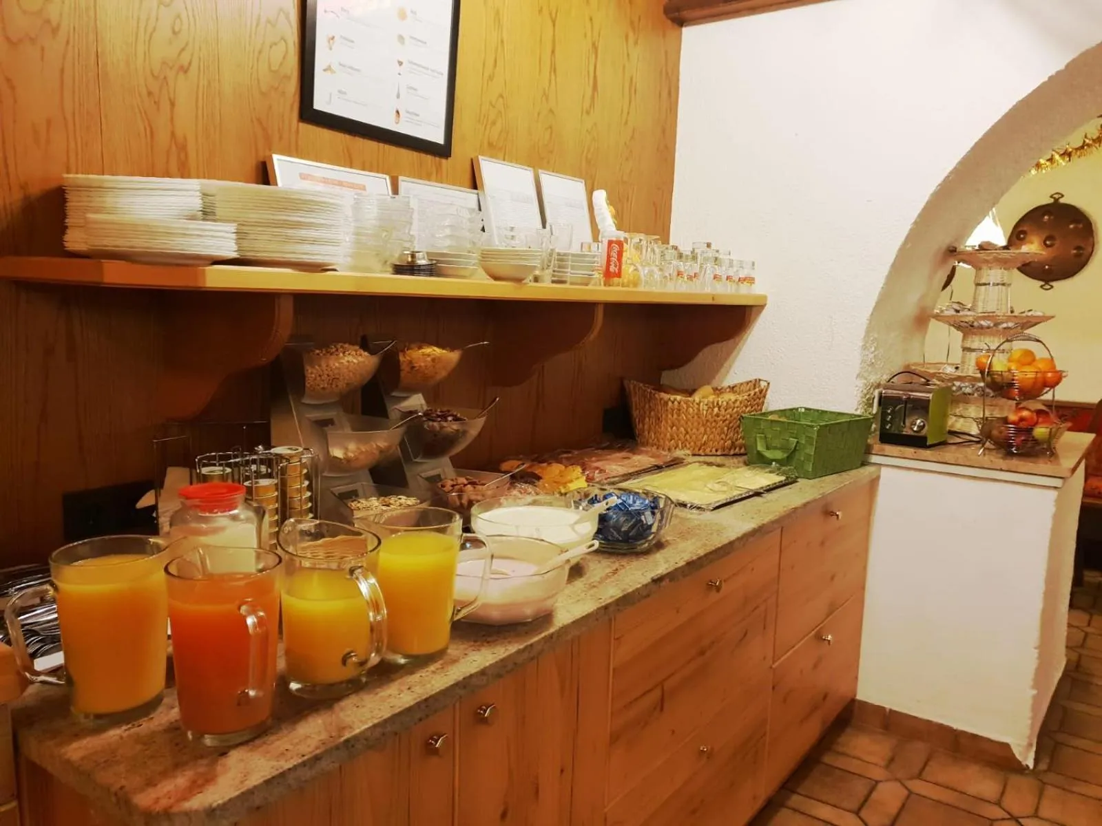 Buffet breakfast in Hotel Reitherhof