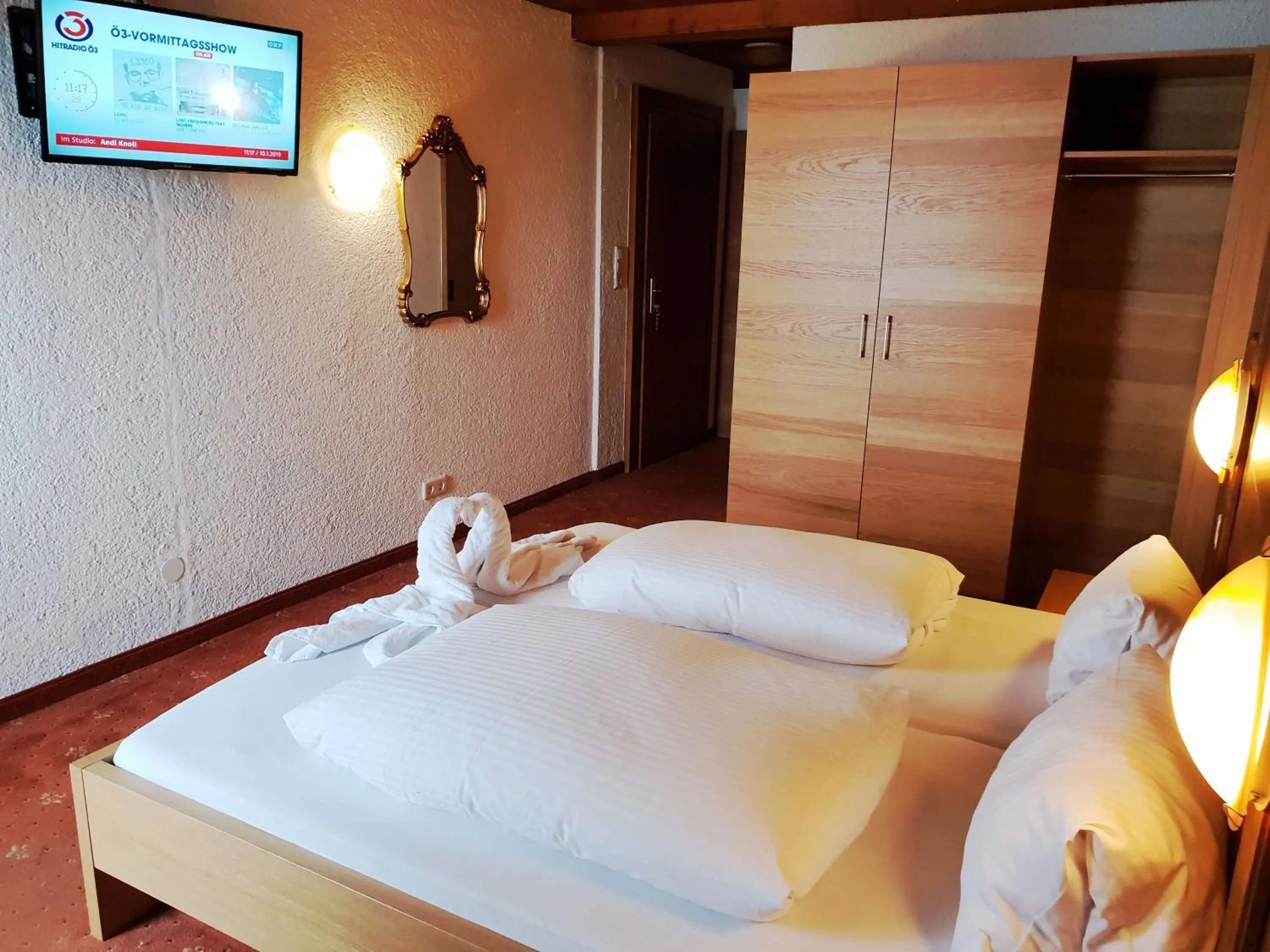 Bed in Hotel Reitherhof