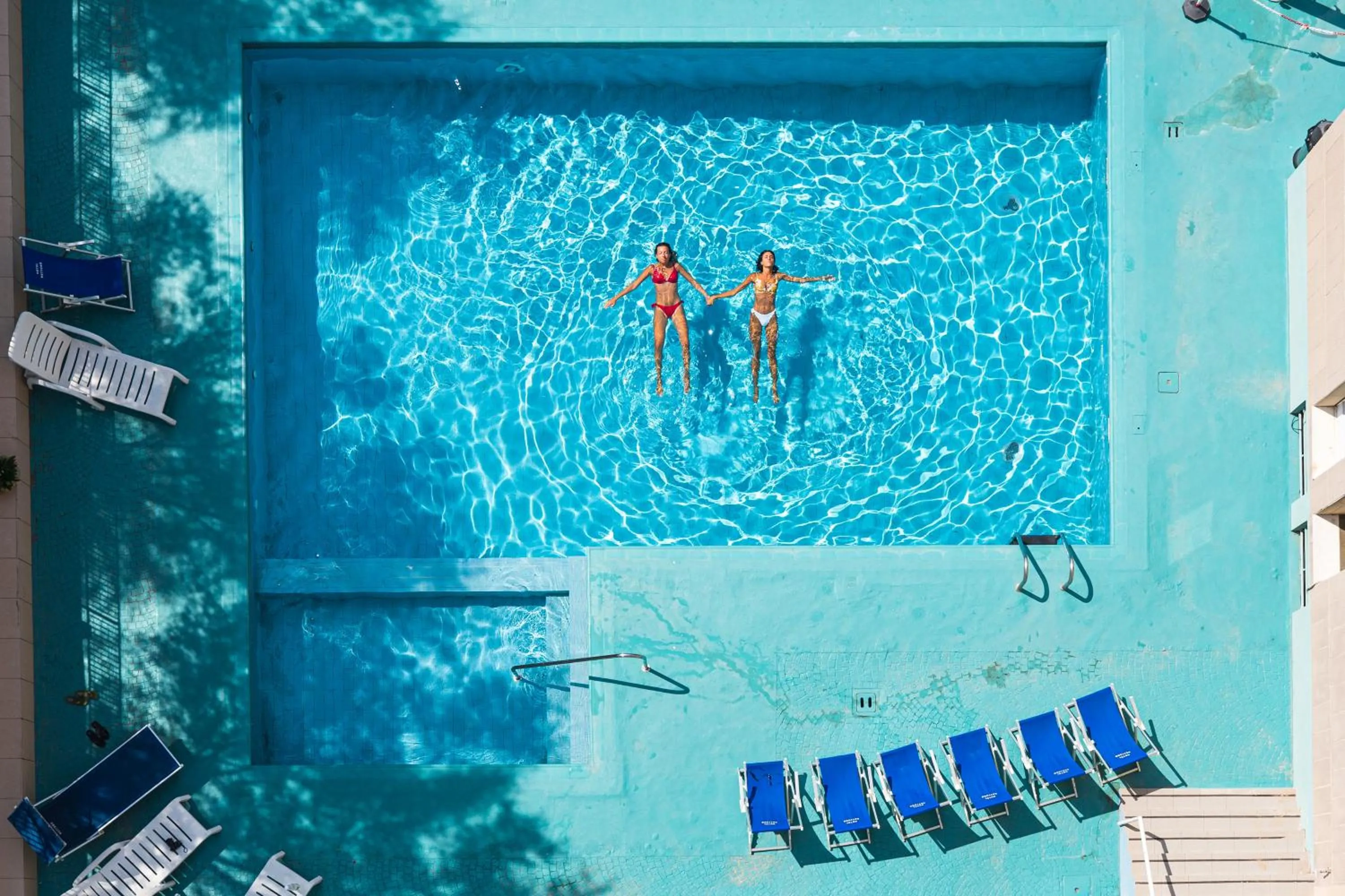 Pool view in Hotel Nettuno