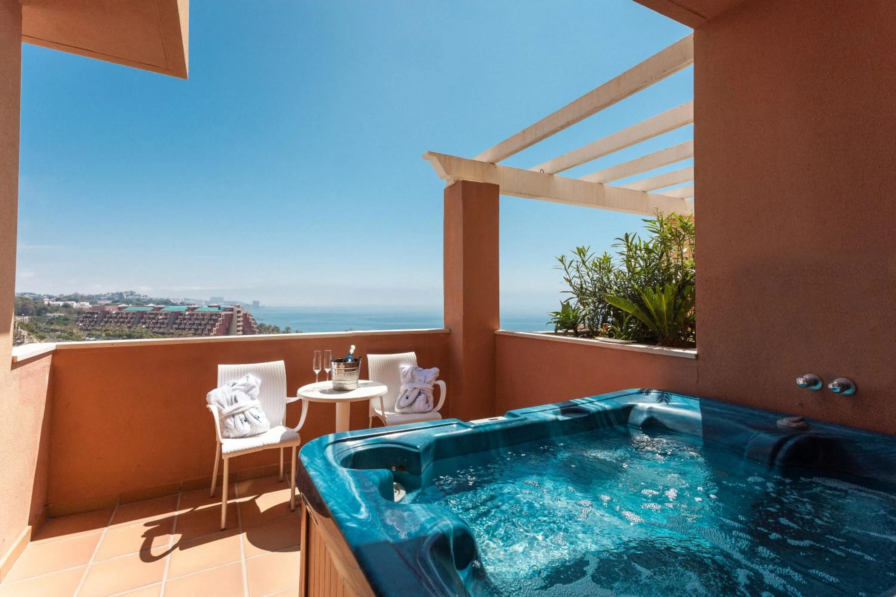 Balcony/Terrace in HYDROS Hotel & Spa