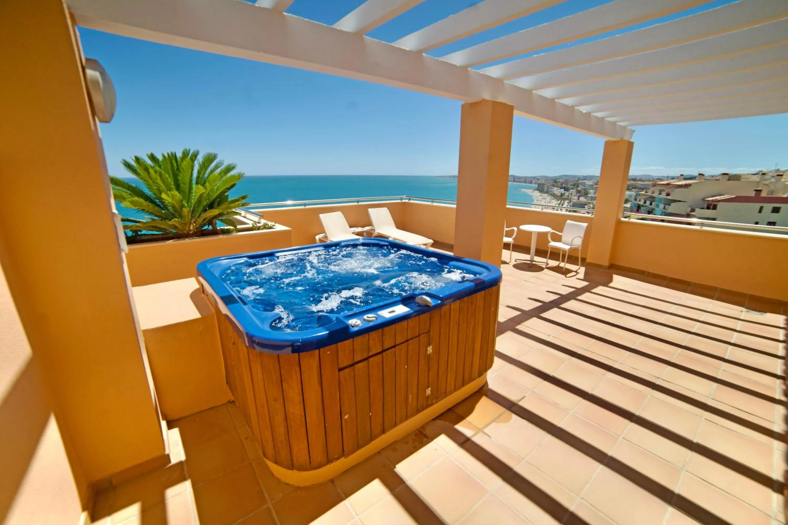 Balcony/Terrace in HYDROS Hotel & Spa