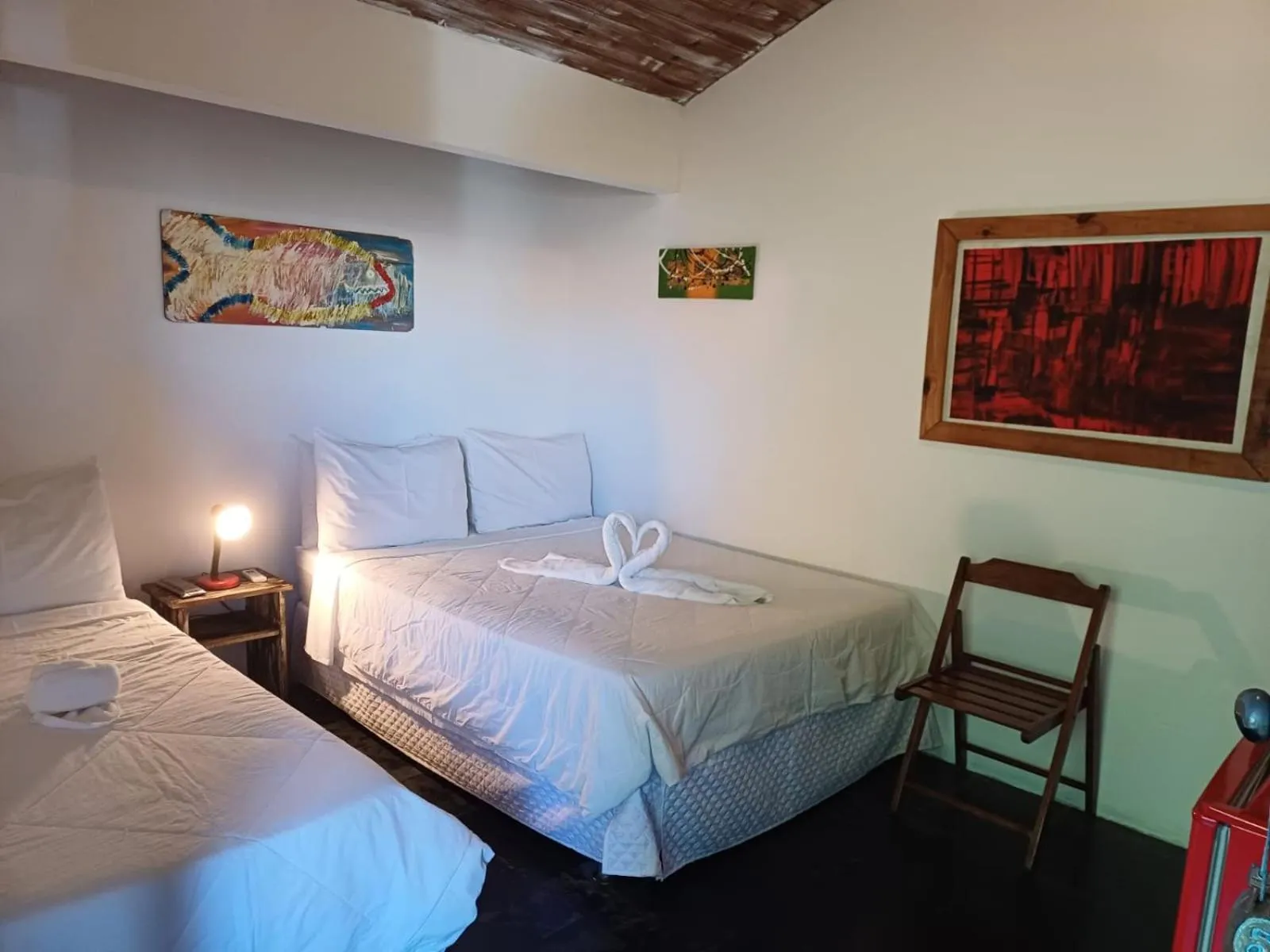 Bed in Pousada Mare Blue