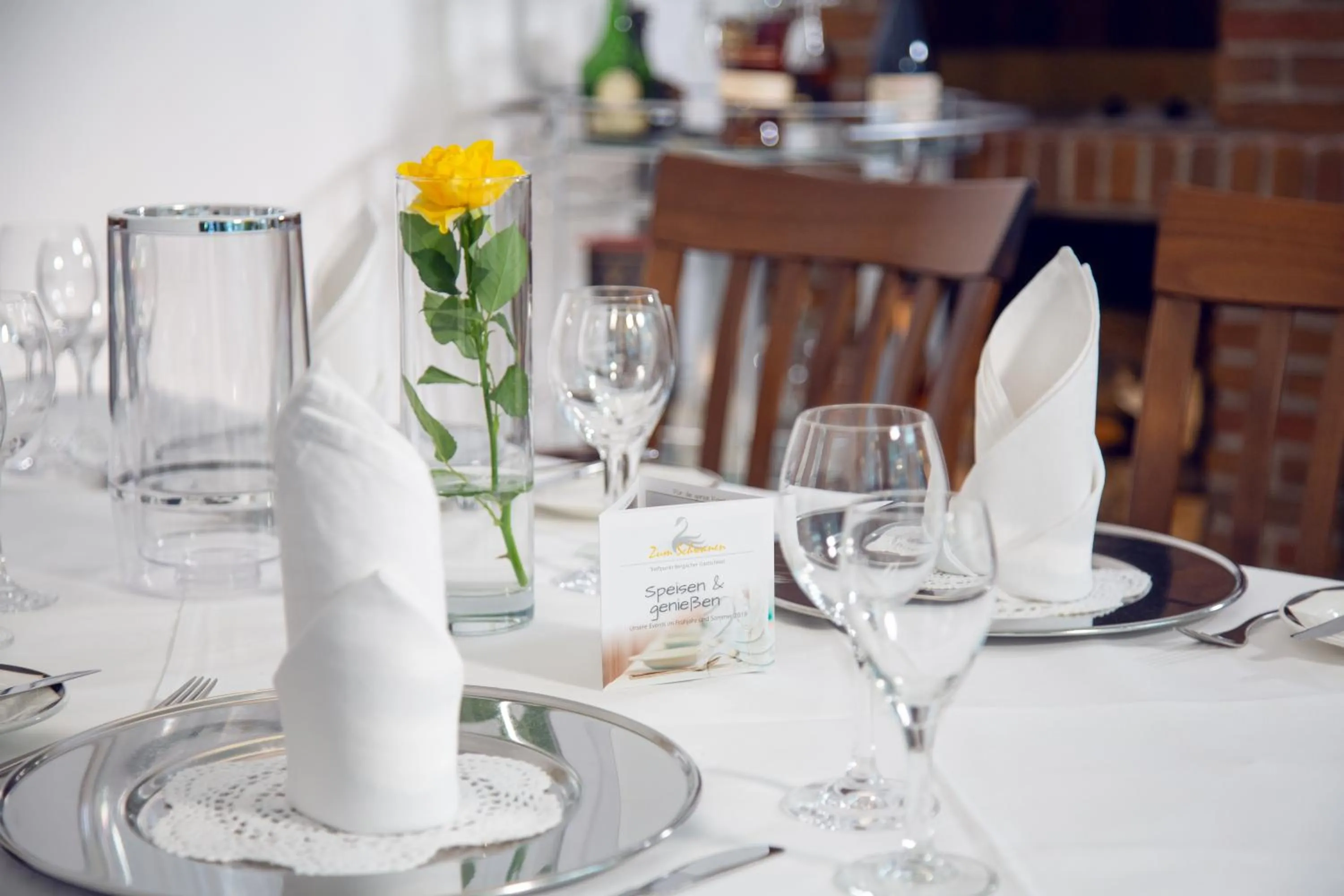 Dining area in Hotel-Restaurant Zum Schwanen