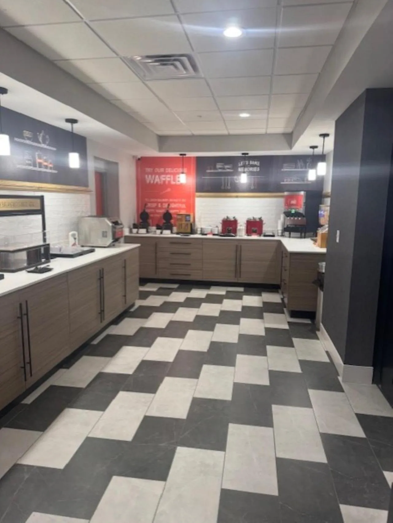 Breakfast in Hampton Inn - Greenville