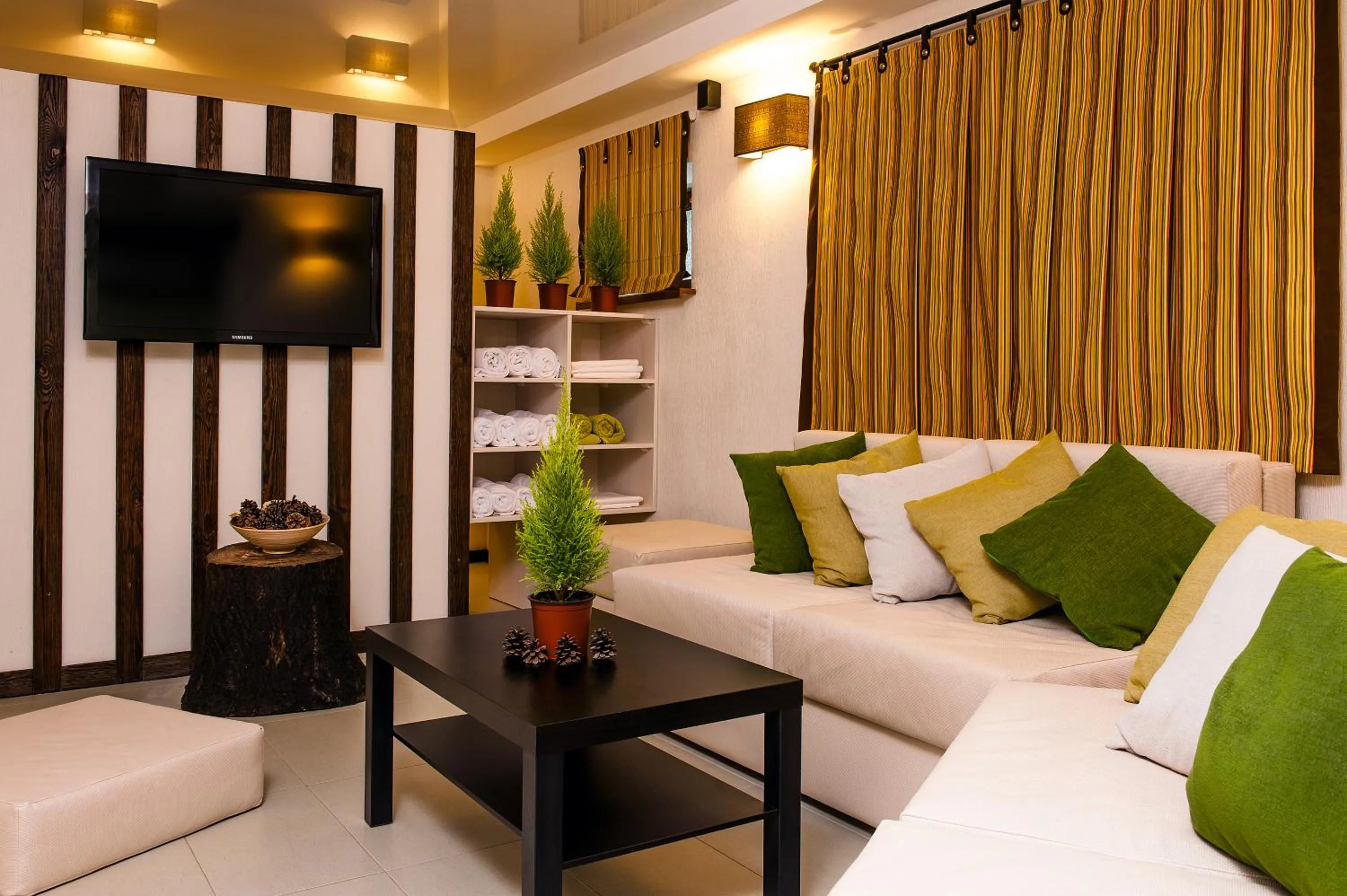 Lounge or bar in Villa Pinia Eco-hotel