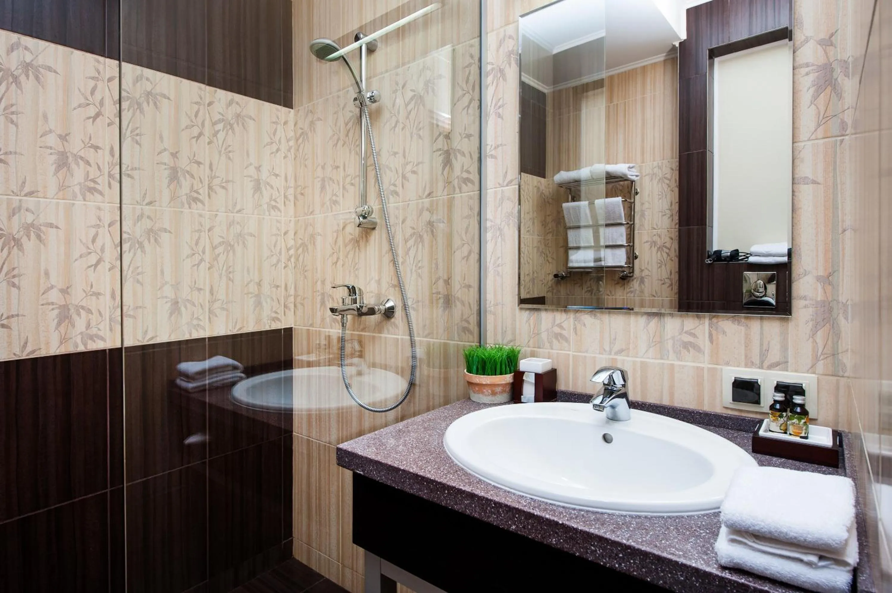 Bathroom in Villa Pinia Eco-hotel