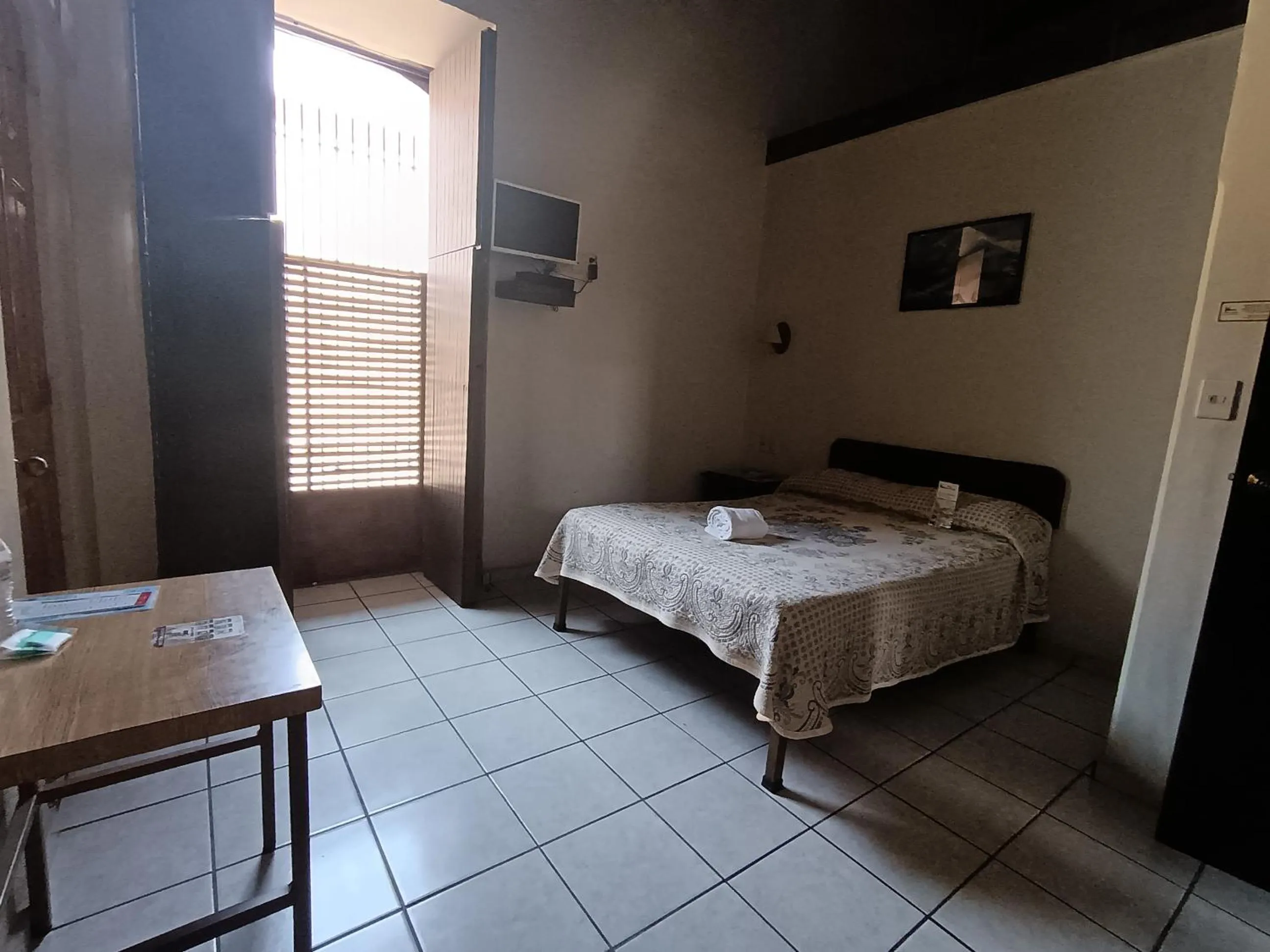 Bed in Hotel La Merced