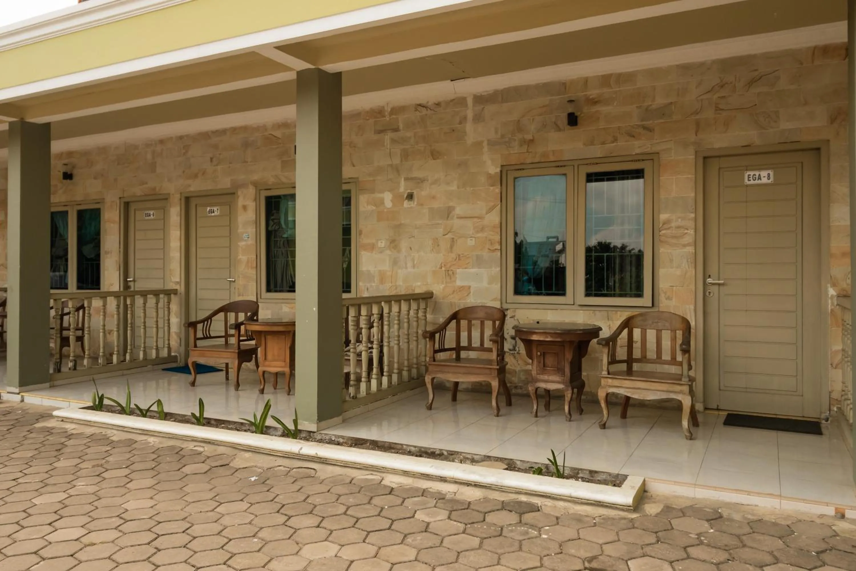 Balcony/Terrace in Urbanview Hotel Nugraha Palembang by RedDoorz