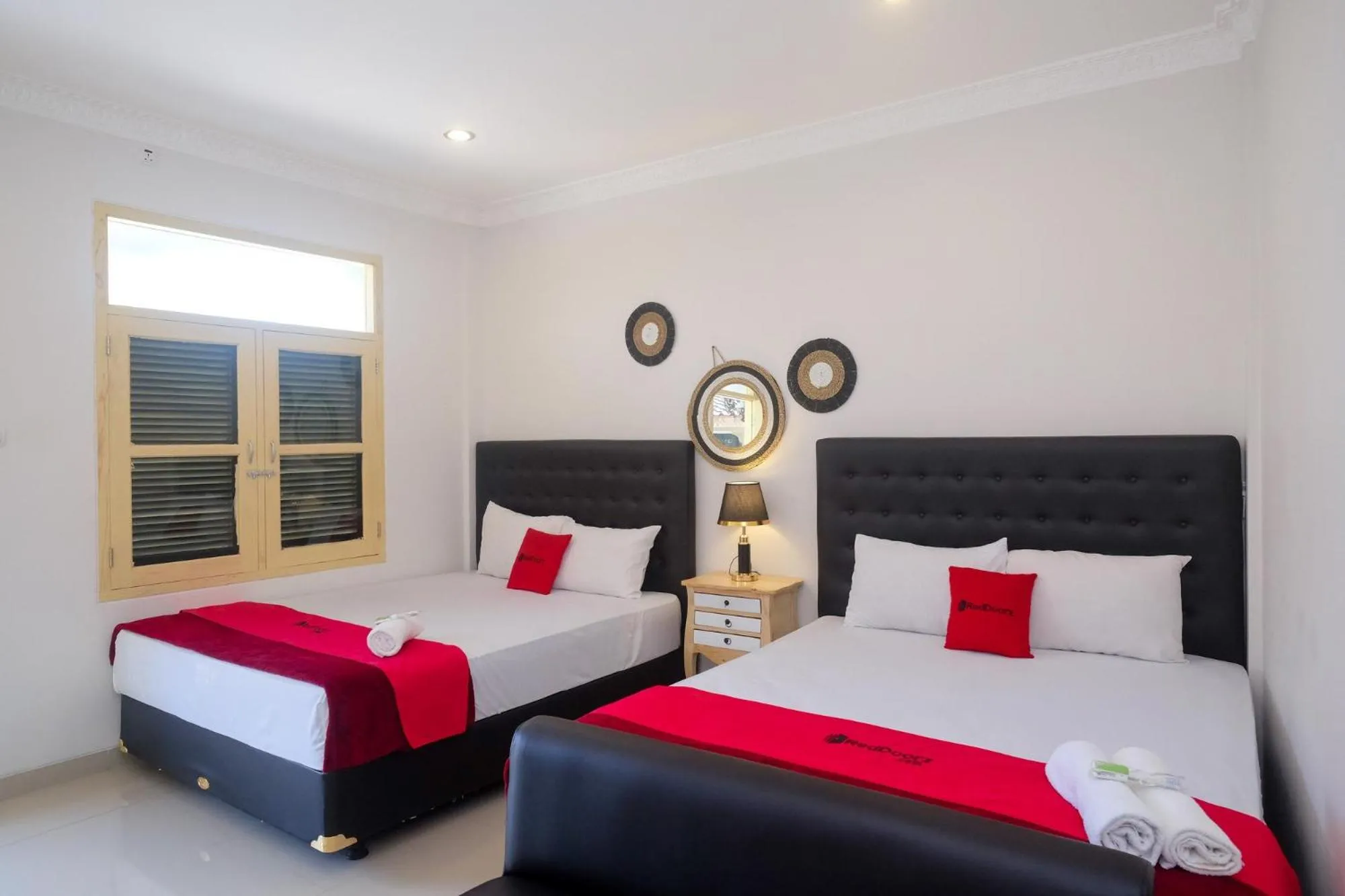 Bed in RedDoorz near UMY Yogyakarta