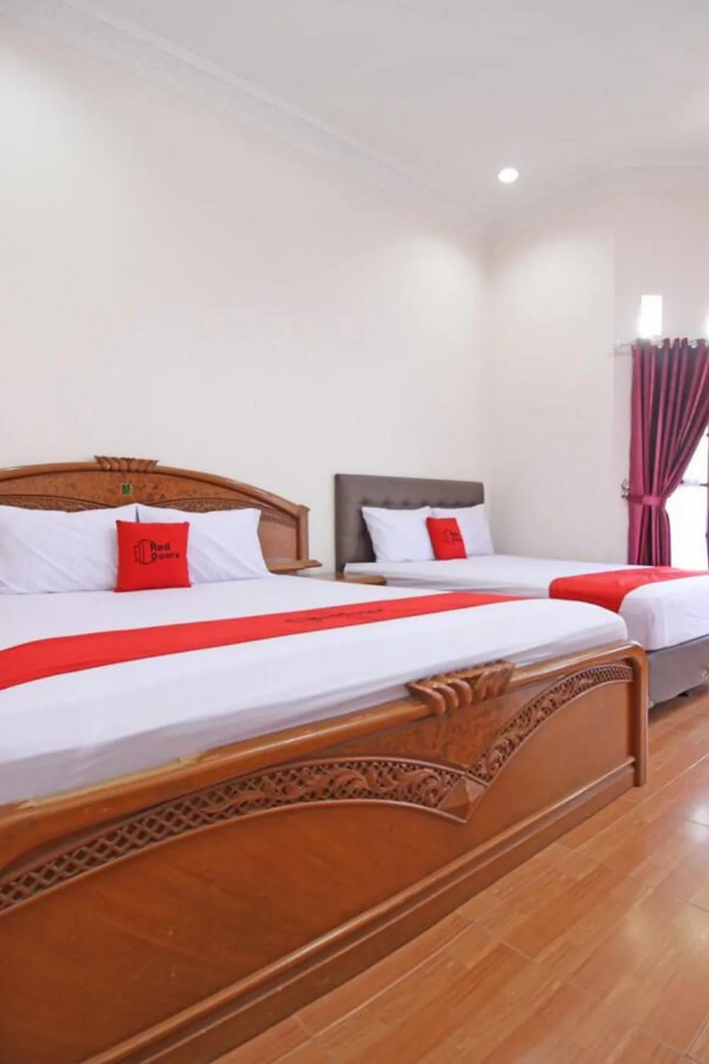 Bed in RedDoorz near UMY Yogyakarta