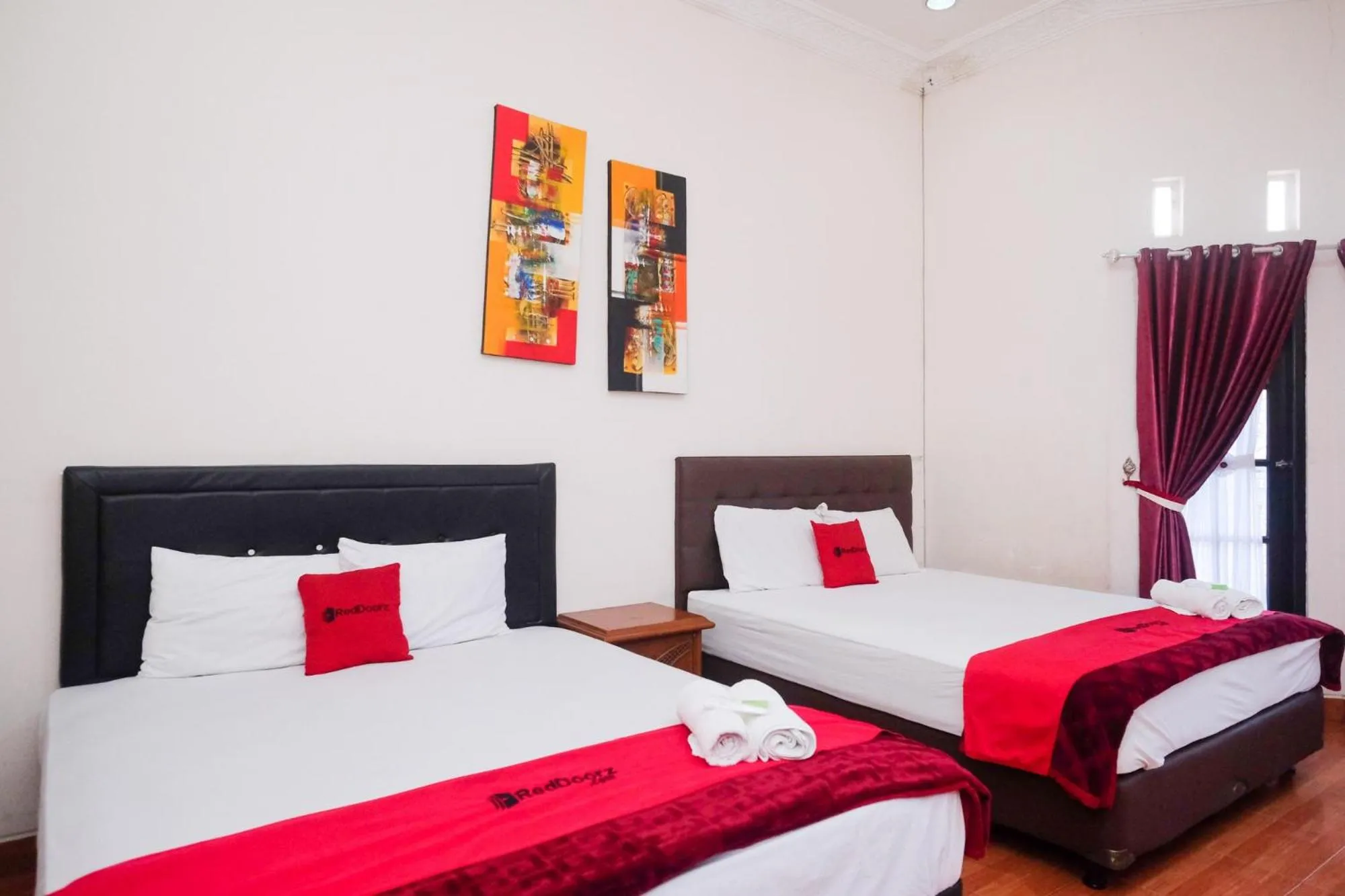 Bed in RedDoorz near UMY Yogyakarta