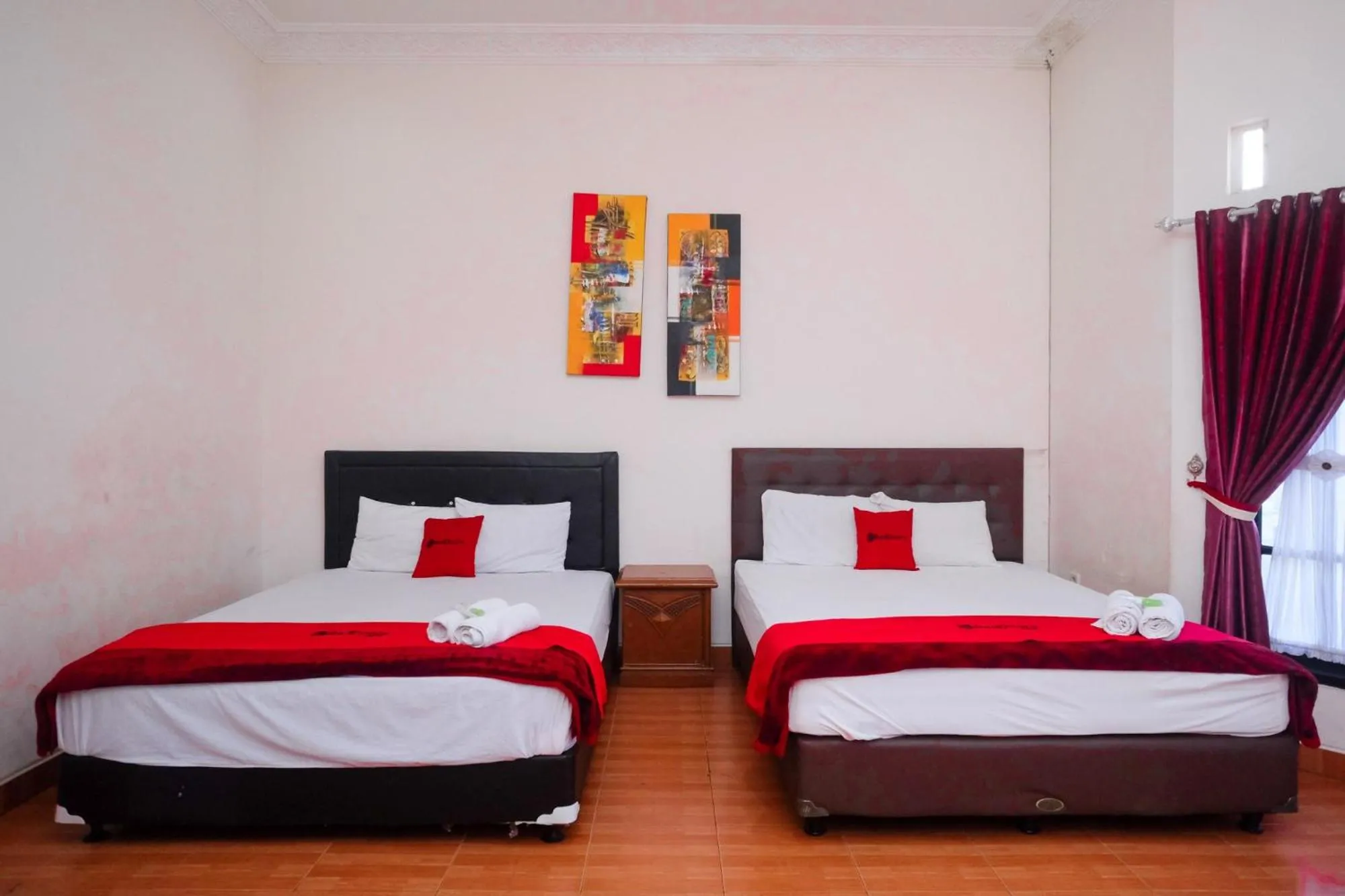 Bed in RedDoorz near UMY Yogyakarta