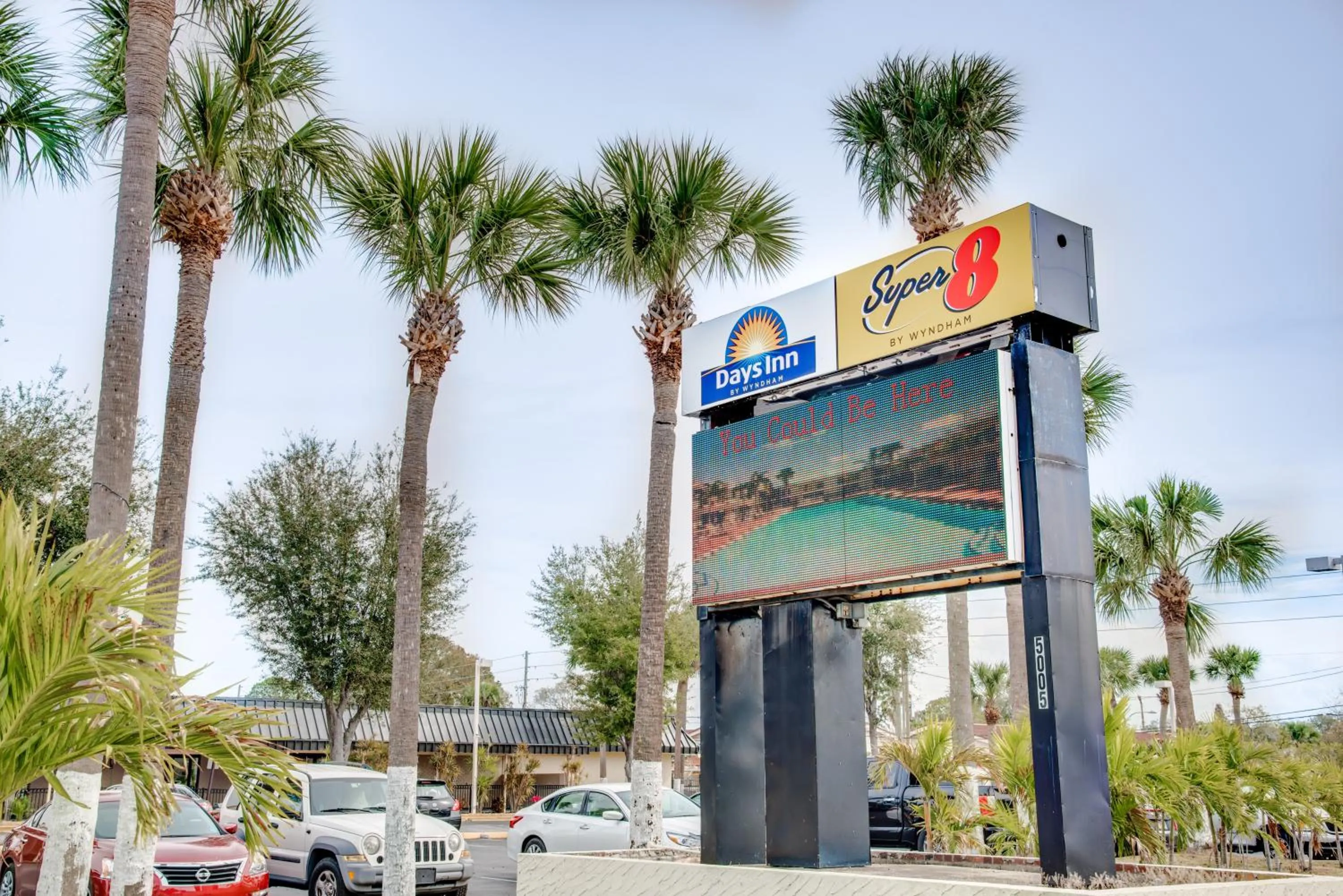 Property logo or sign in Days Inn by Wyndham St. Petersburg / Tampa Bay Area