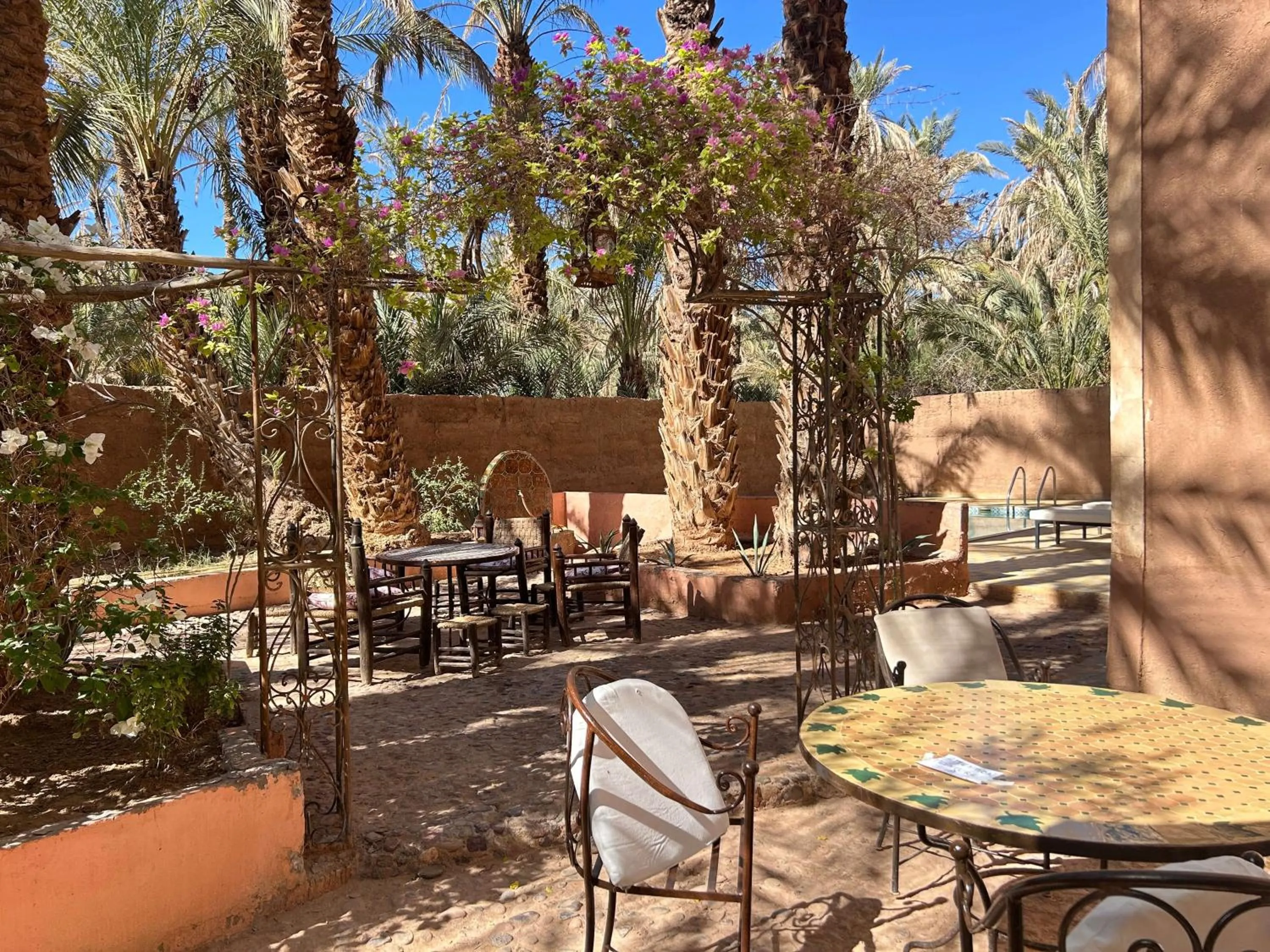 Patio in Dar Nakhla - Zagora guest house